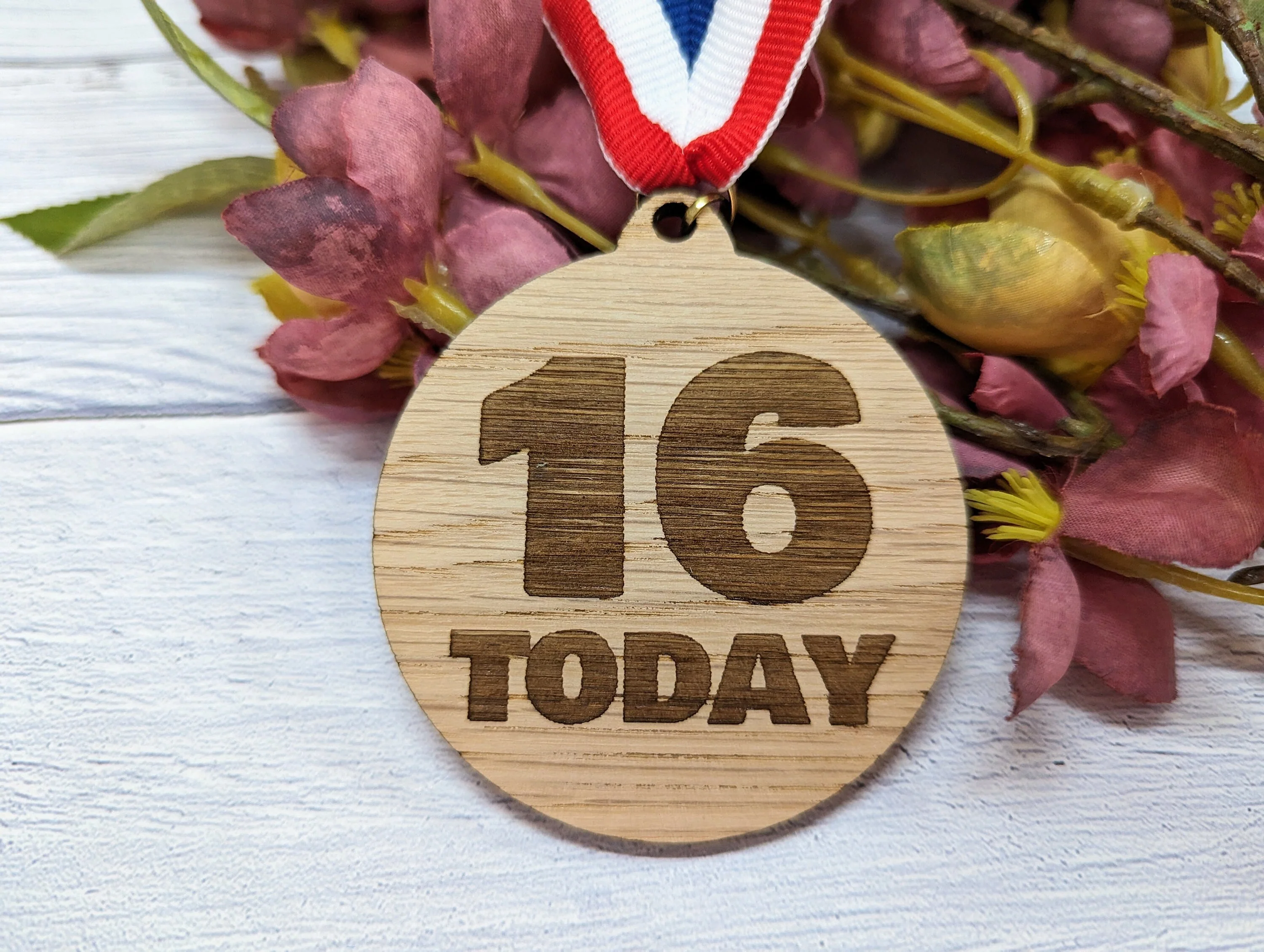 16 Today Birthday Medal - Commemorate Your Milestone 16th Birthday - Eco-Friendly Keepsake - Perfect for Celebrations - Image 2
