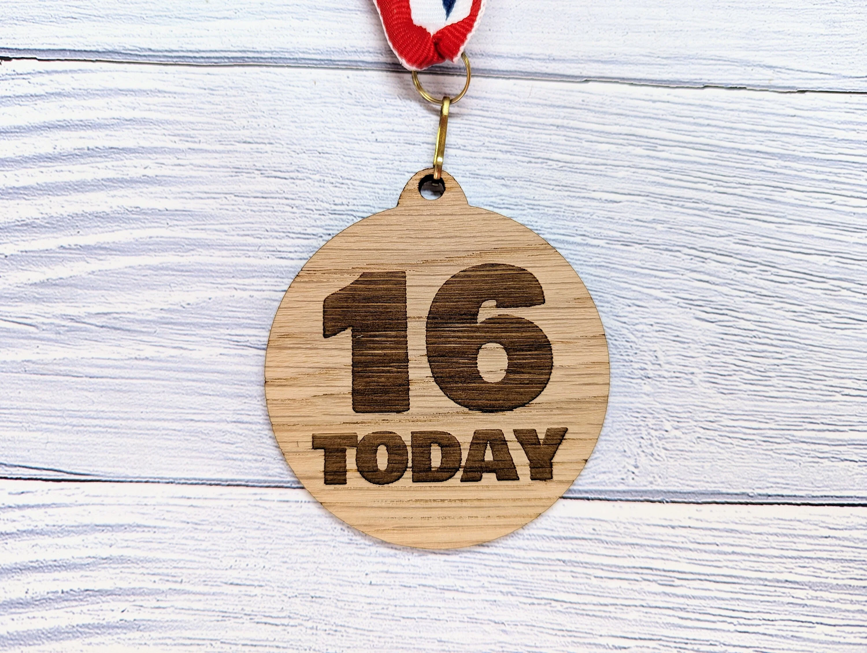 16 Today Birthday Medal - Commemorate Your Milestone 16th Birthday - Eco-Friendly Keepsake - Perfect for Celebrations - Image 7
