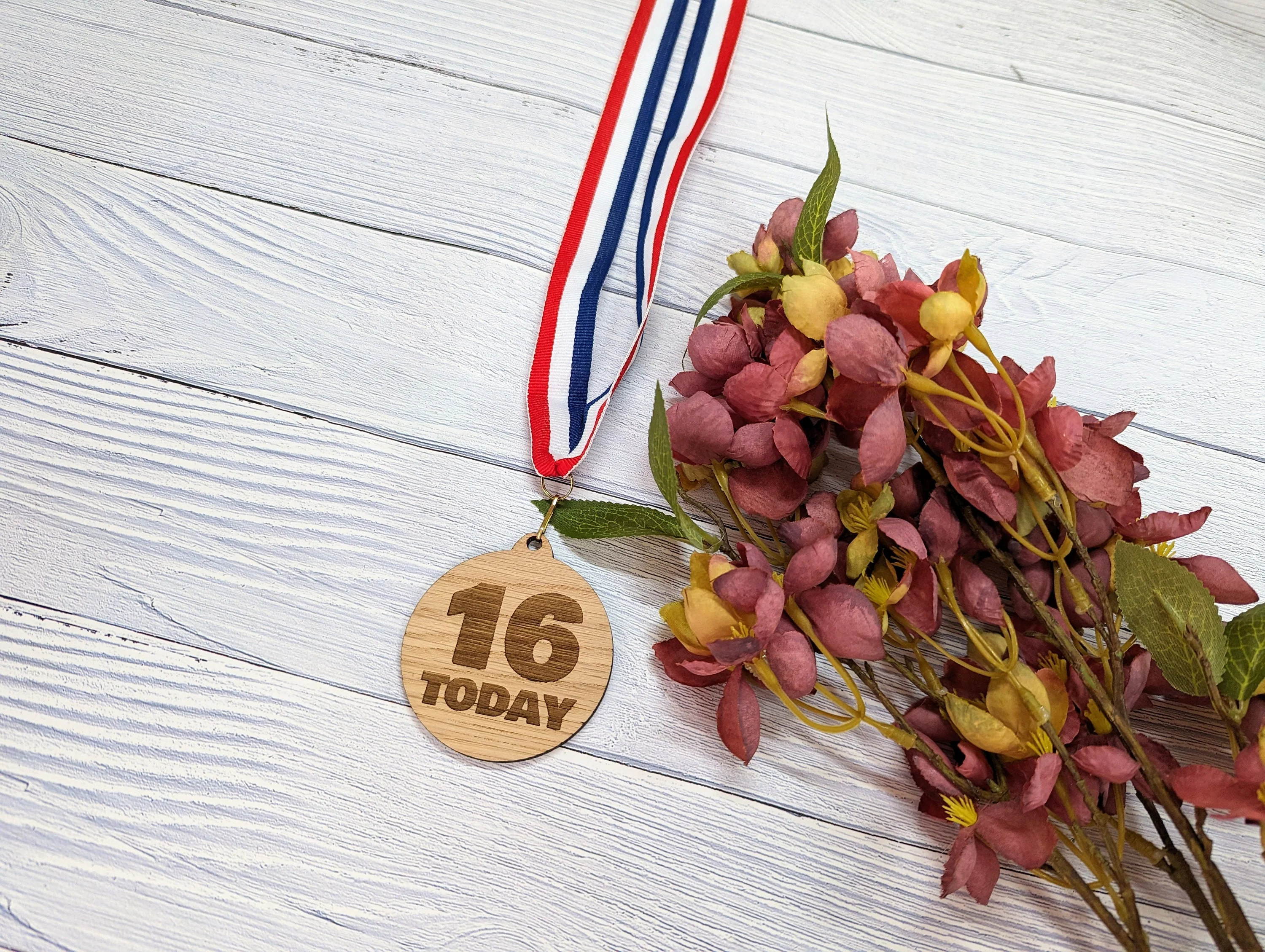 16 Today Birthday Medal - Commemorate Your Milestone 16th Birthday - Eco-Friendly Keepsake - Perfect for Celebrations - Image 8