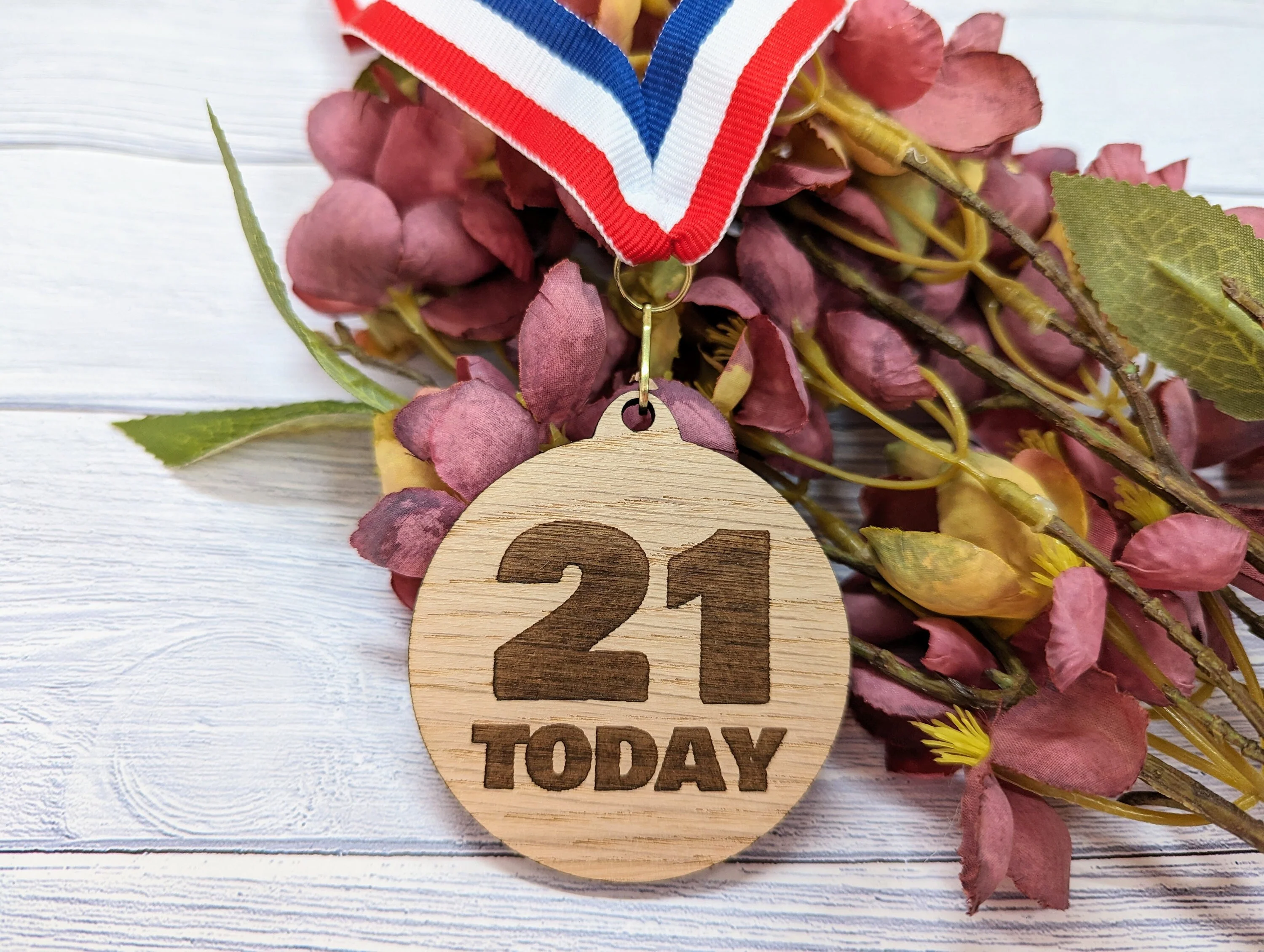 21 Today Birthday Medal - Commemorate Your Milestone 21st Birthday - Eco-Friendly Keepsake - Perfect for Celebrations - Image 3