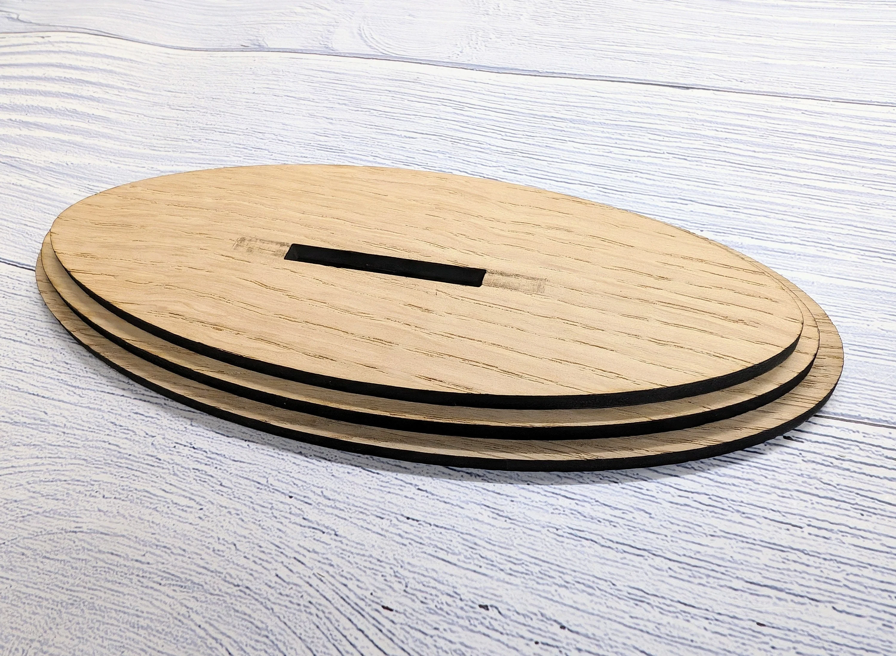 Art Deco Customisable Trophy | Sustainable Oak Veneer MDF | Personalised Award | Art Nouveau Award | Eco-Friendly Business & Club Honors - Image 5