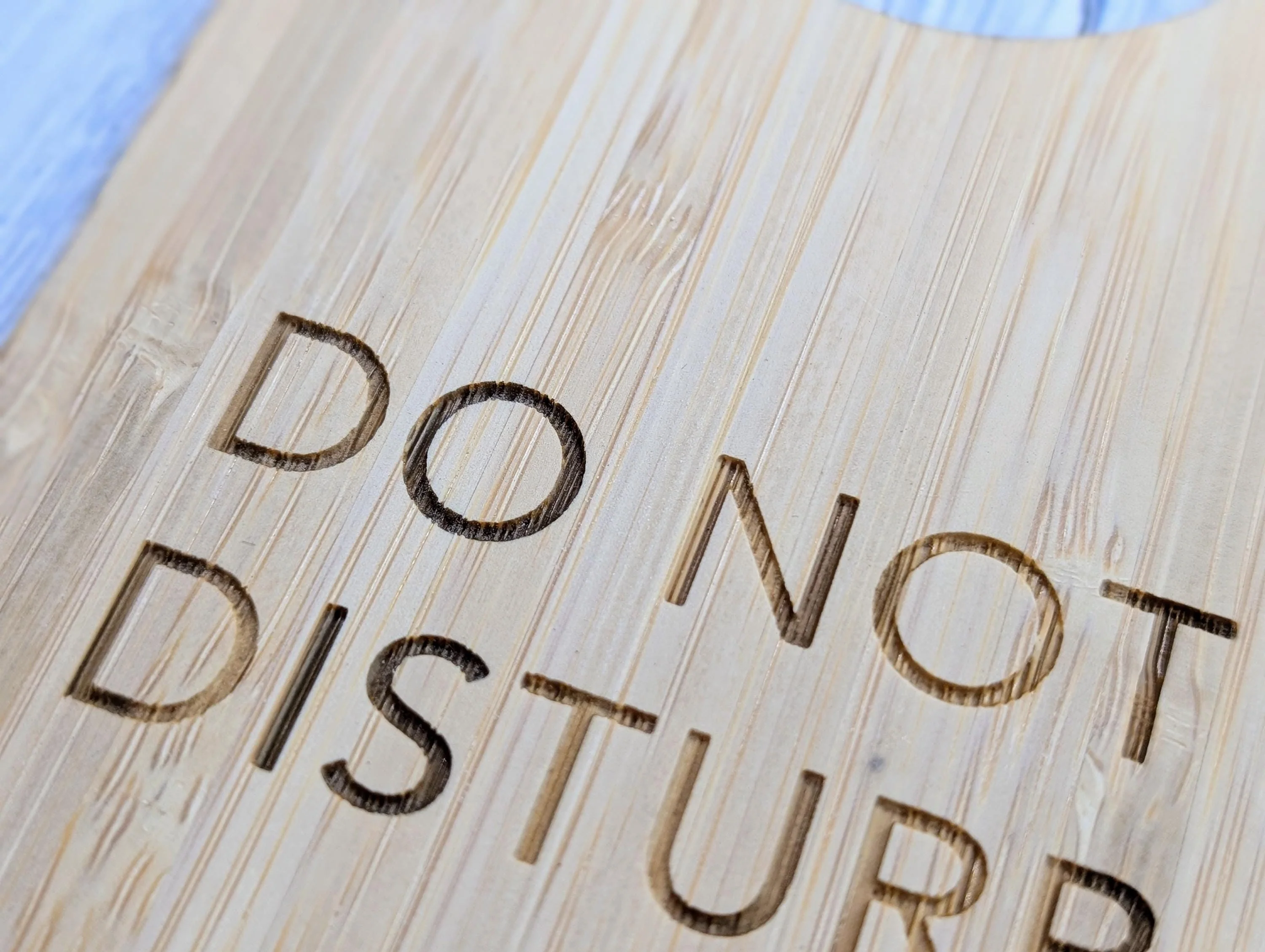 Bamboo Hotel Door Hangers - "Do Not Disturb" and "Refresh & Renew" Door Signs, Hotel Sign, Bedroom Signs, Add Your Logo - Image 8