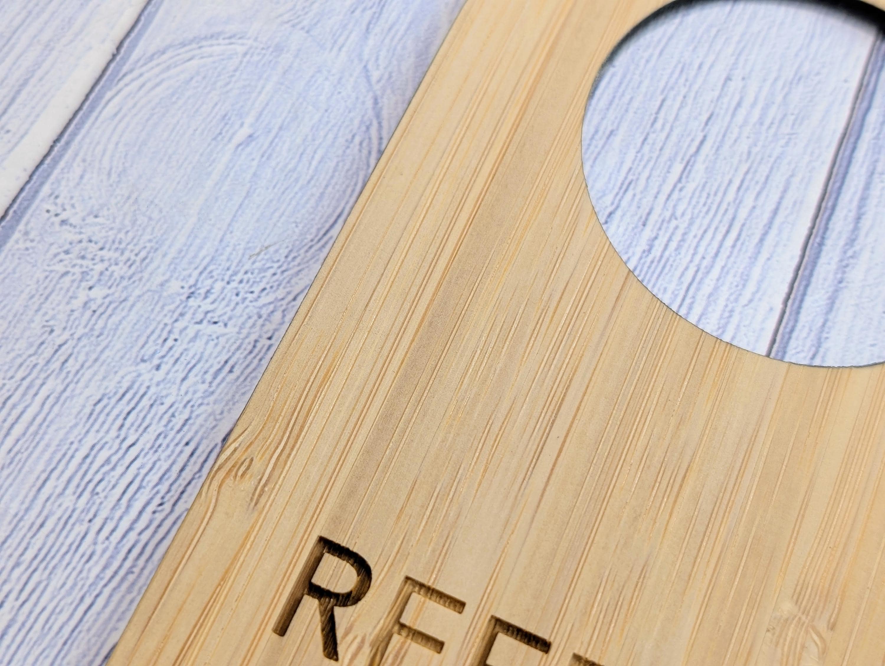 Bamboo Hotel Door Signs - "Refresh & Renew" and "Do Not Disturb" Door Signs, Hotel Door Hangers, Bedroom Signs, Add Your Logo - Image 9