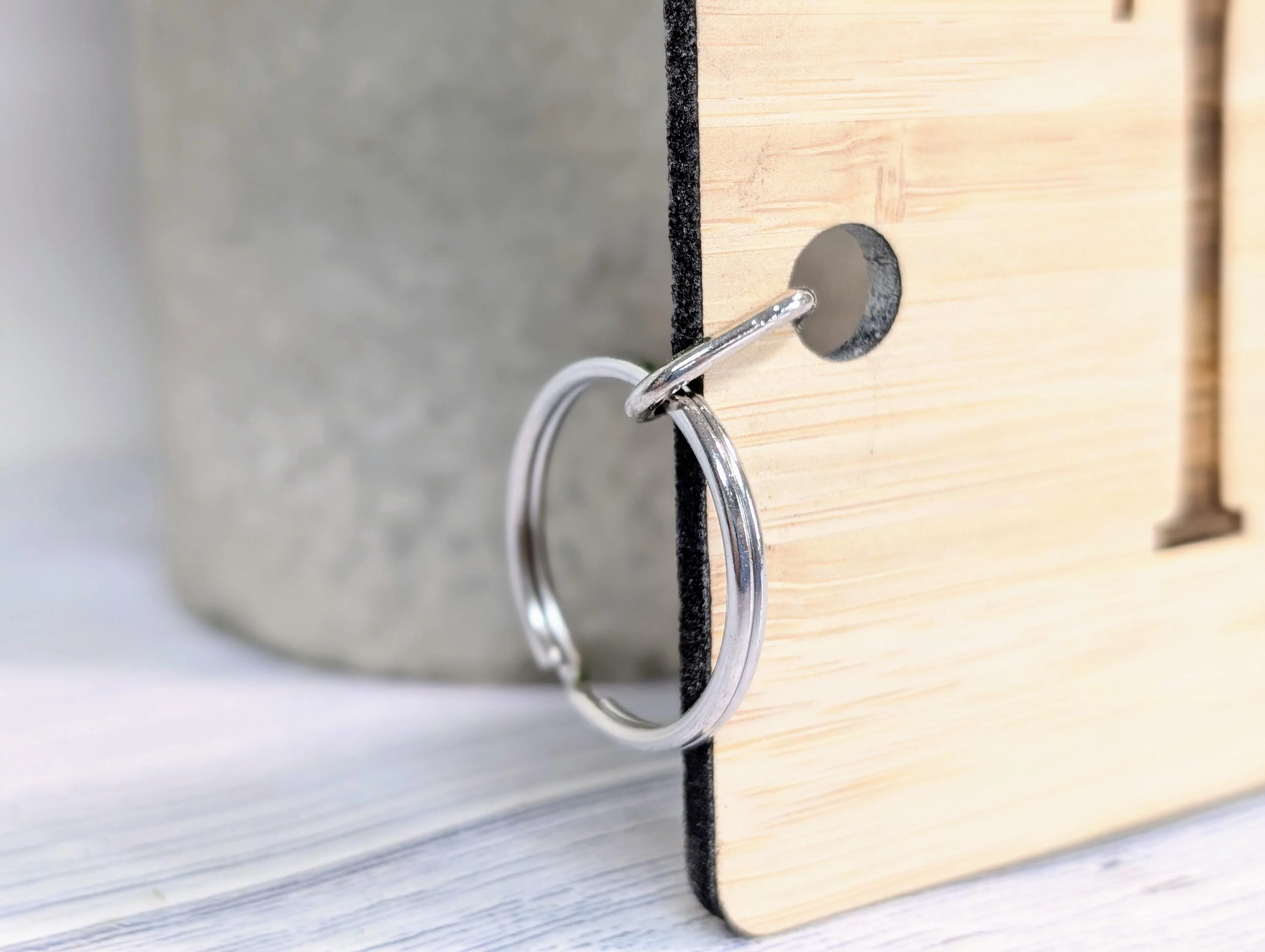 Bamboo ‘Toilet Key’ Extra-Large Keyring 200x80mm | Eco-Friendly Oversized Restroom Key Accessory, Ideal for Cafes, Businesses, Public Spaces - Image 6