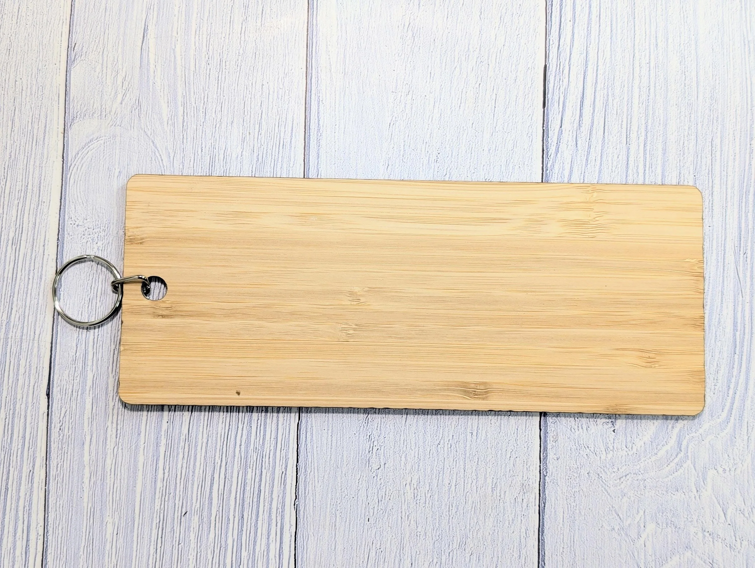 Bamboo ‘Toilet Key’ Extra-Large Keyring 200x80mm | Eco-Friendly Oversized Restroom Key Accessory, Ideal for Cafes, Businesses, Public Spaces - Image 9