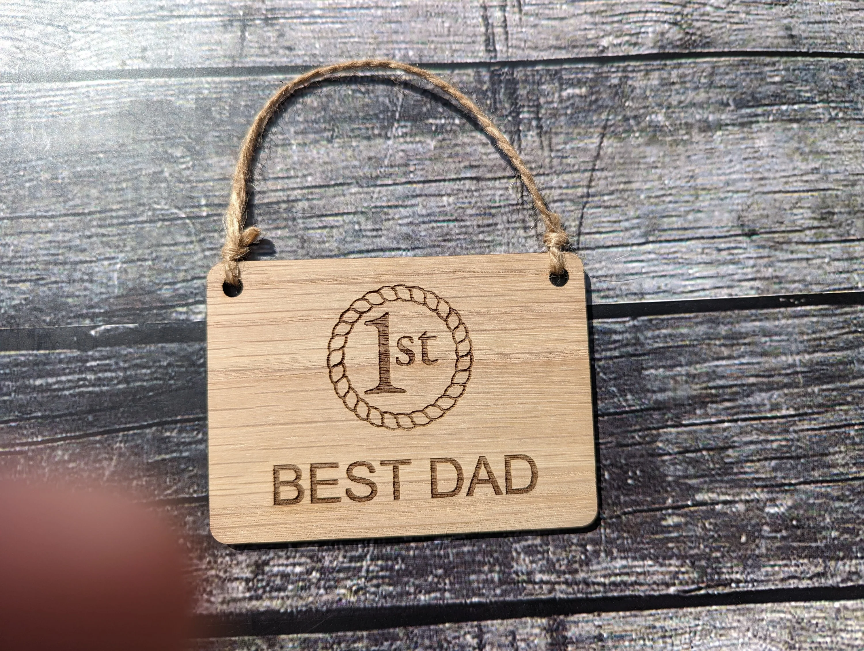 Best Mum, Best Dad, Best Gran, & Best Grandad Sign, Wooden Hanging Sign, Birthday Gift, Fathers Day Gift, Mothers Day Gift - Image 4