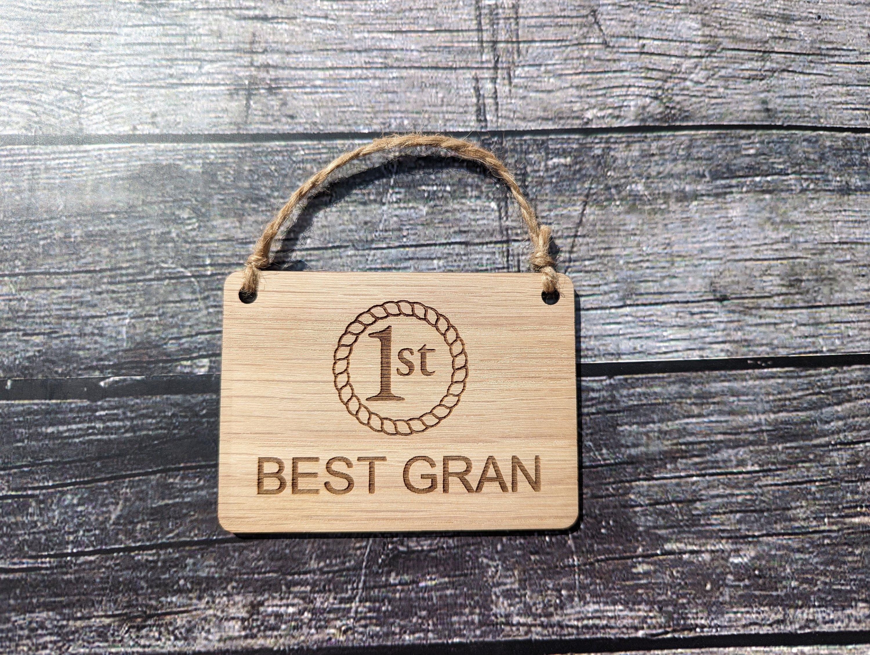 Best Mum, Best Dad, Best Gran, & Best Grandad Sign, Wooden Hanging Sign, Birthday Gift, Fathers Day Gift, Mothers Day Gift - Image 6