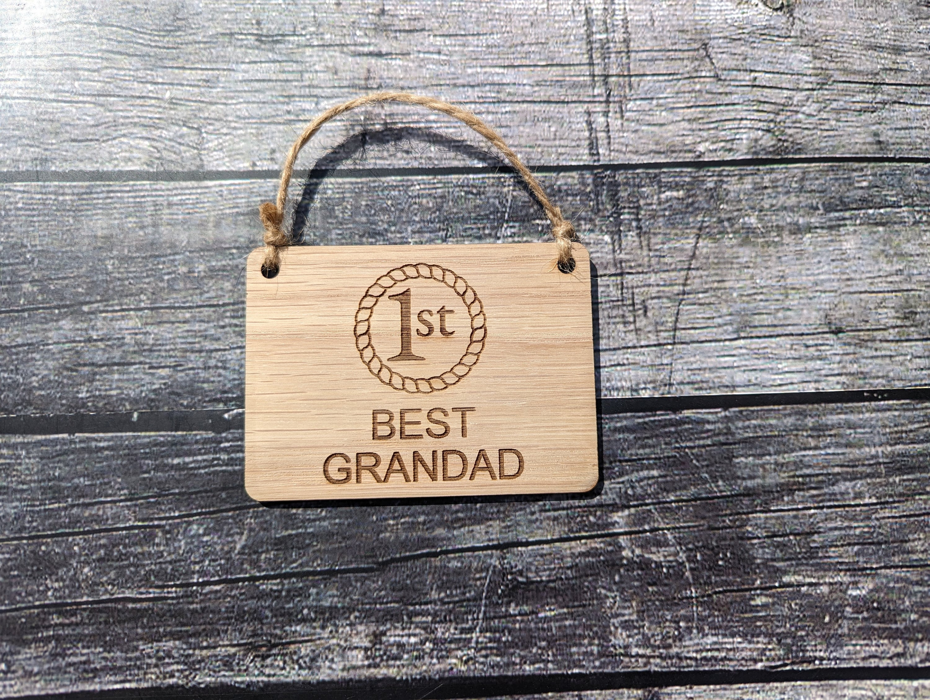 Best Mum, Best Dad, Best Gran, & Best Grandad Sign, Wooden Hanging Sign, Birthday Gift, Fathers Day Gift, Mothers Day Gift - Image 7