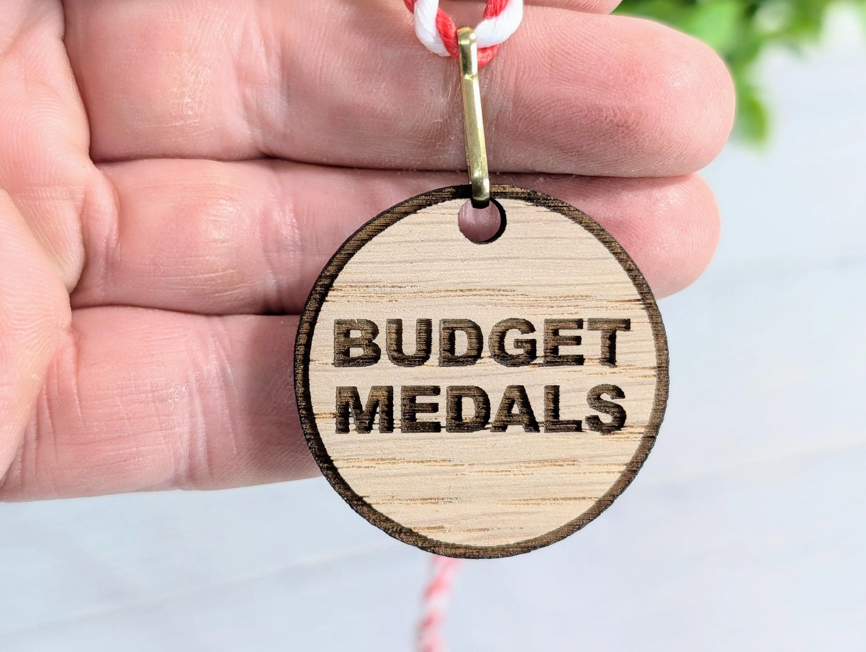Budget Oak MDF Medals 40mm with String Lanyard | Affordable Awards for Events & Competitions | Eco-Friendly - Image 6