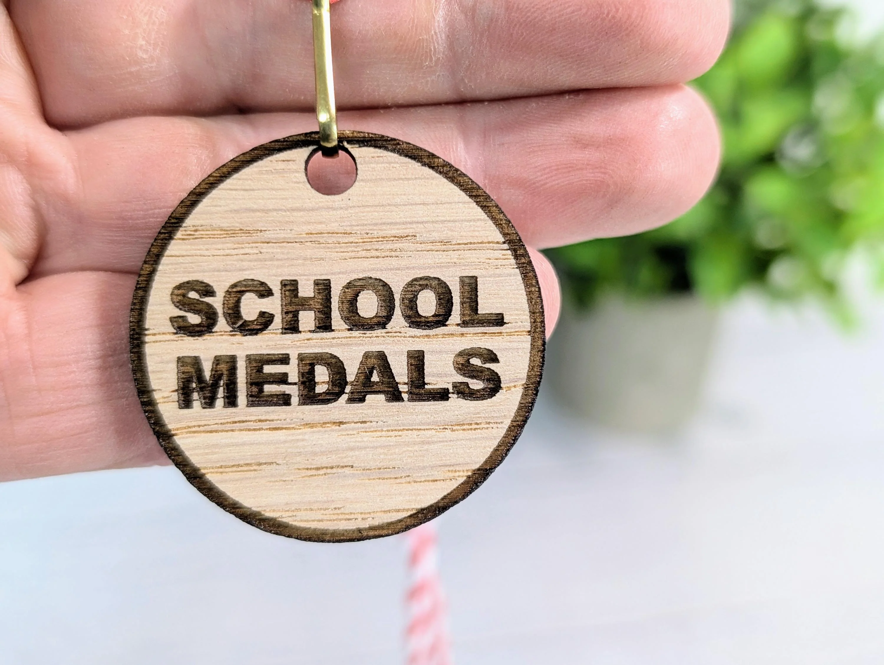 Budget Oak MDF School Medals 40mm with Lanyard | Affordable Award Solution for Students | Eco-Friendly - Image 4