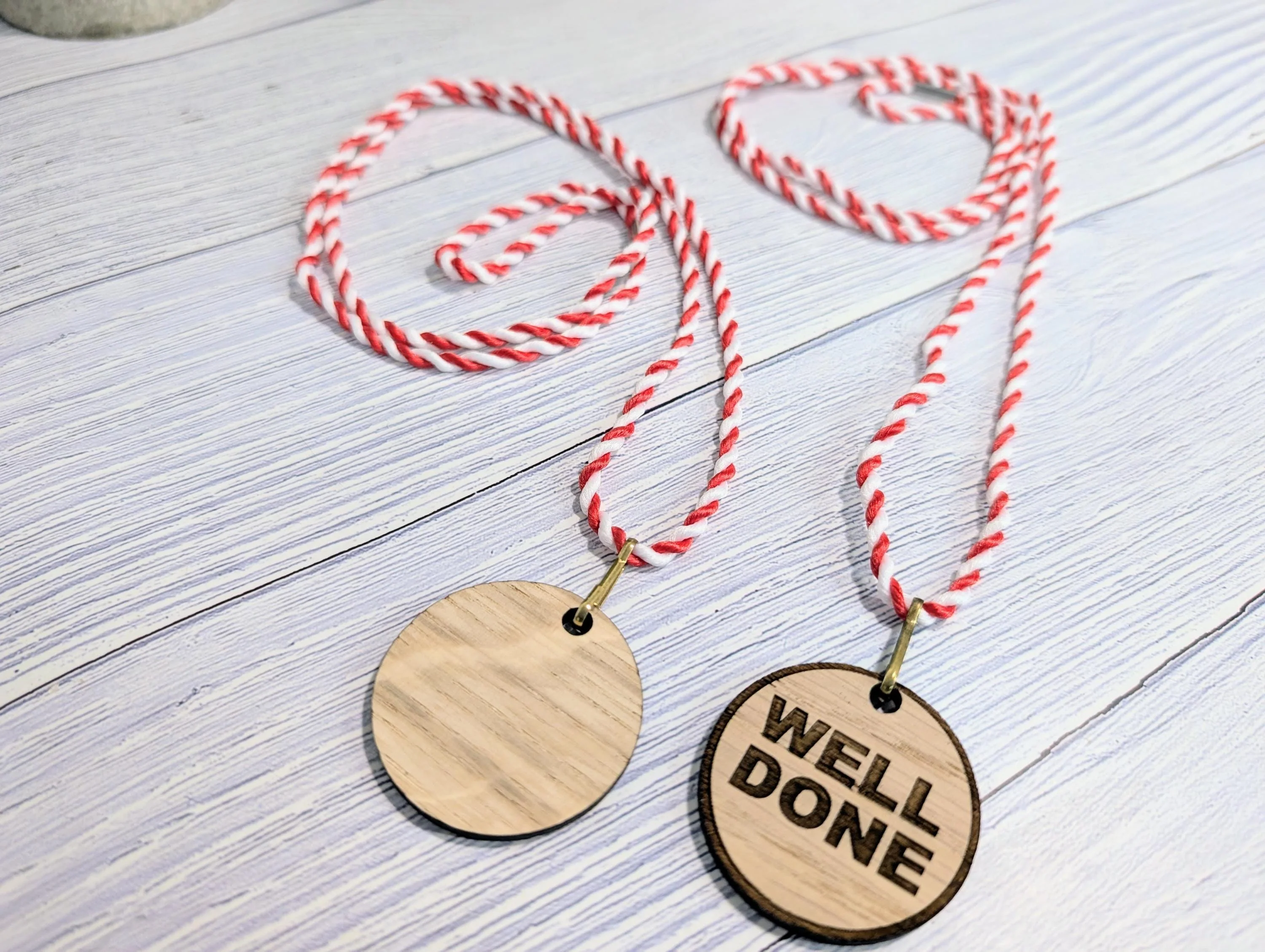 Budget Oak MDF School Medals 40mm with Lanyard | Affordable Award Solution for Students | Eco-Friendly - Image 7