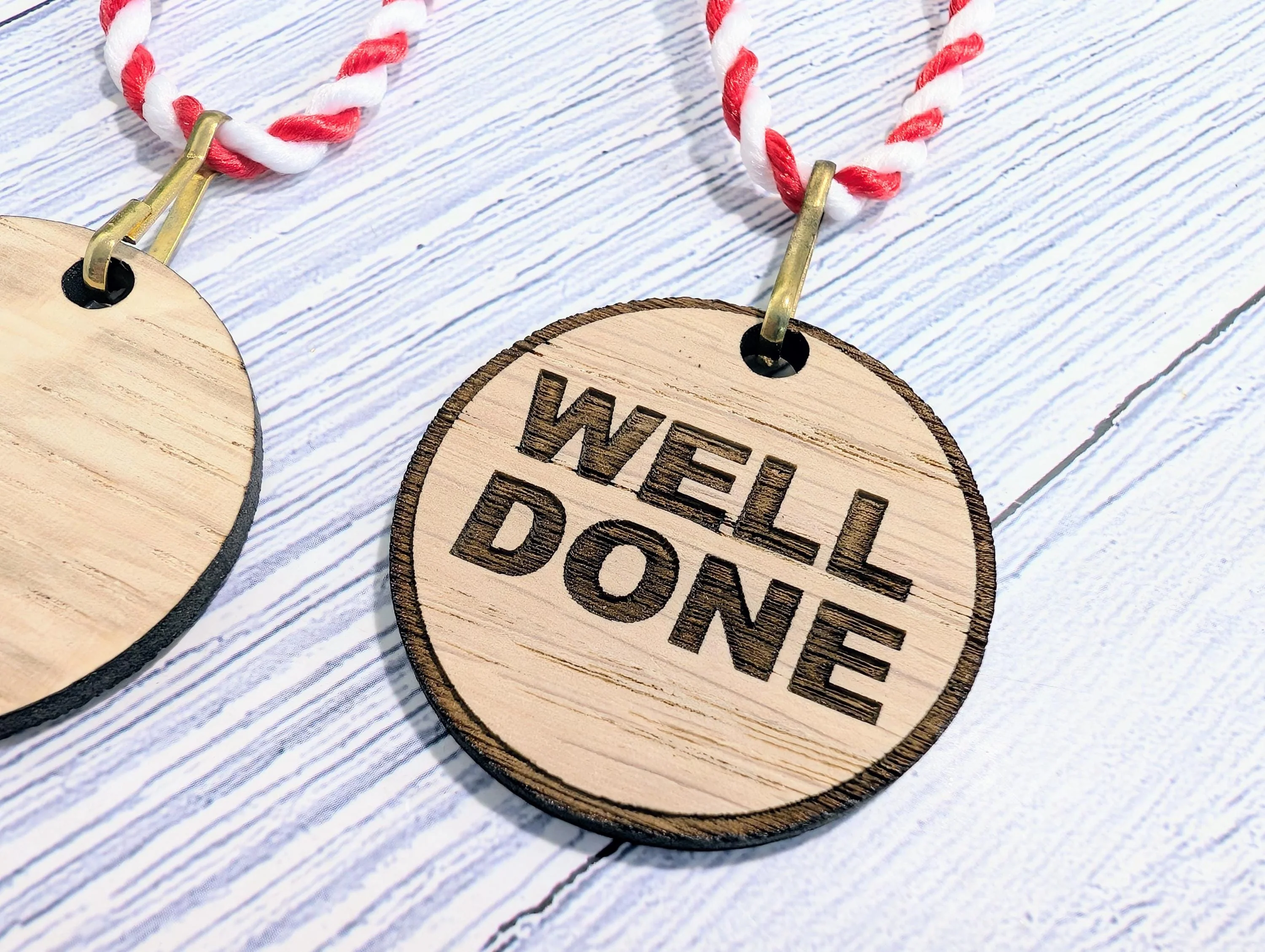 Budget Oak MDF School Medals 40mm with Lanyard | Affordable Award Solution for Students | Eco-Friendly - Image 8
