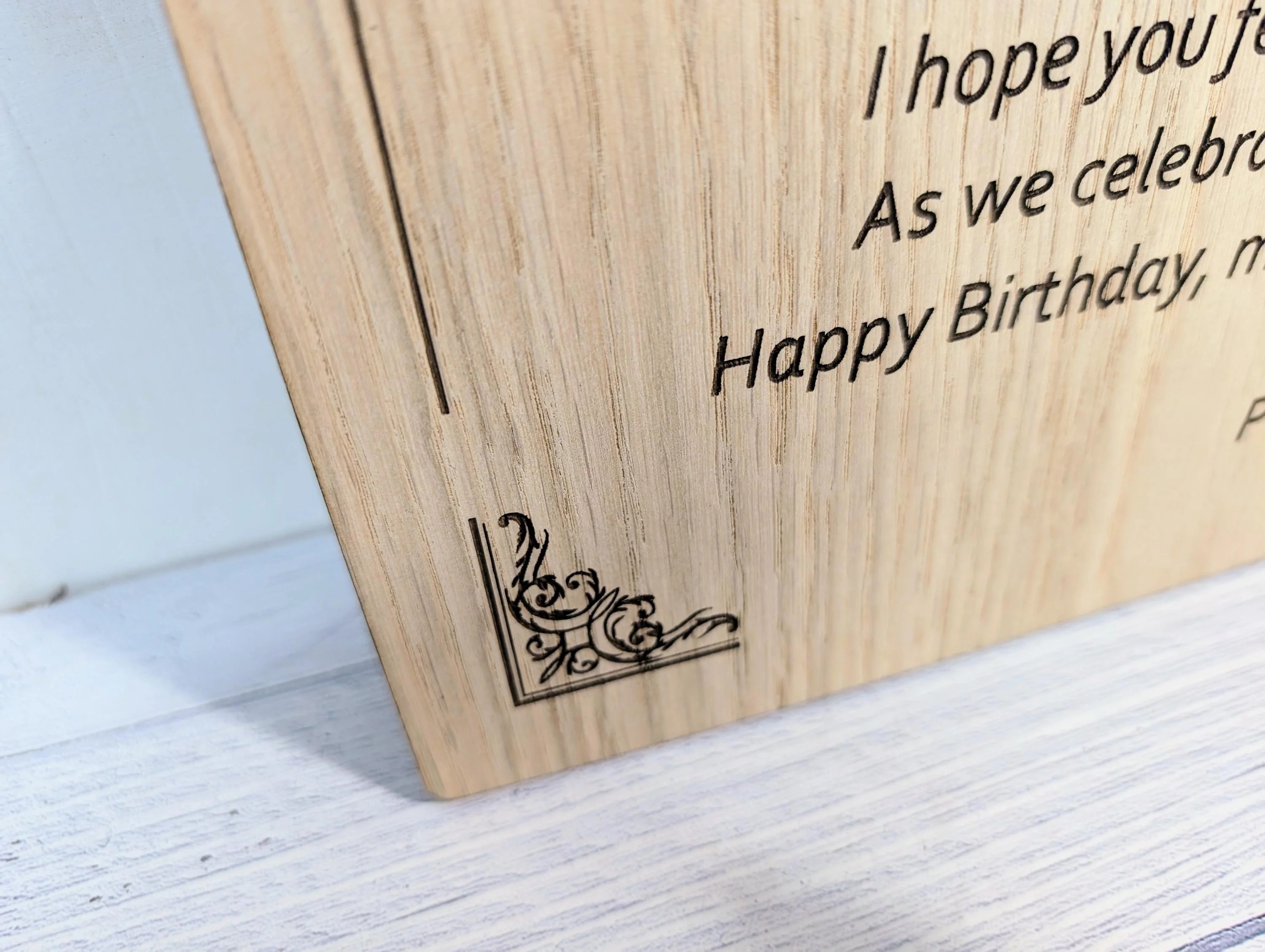 Custom A3 Wooden Poem Sign XL - Personalised Engraving, Perfect for Longer Verses, Home or Office Decor, Sustainable Timber, Eco-Friendly - Image 9