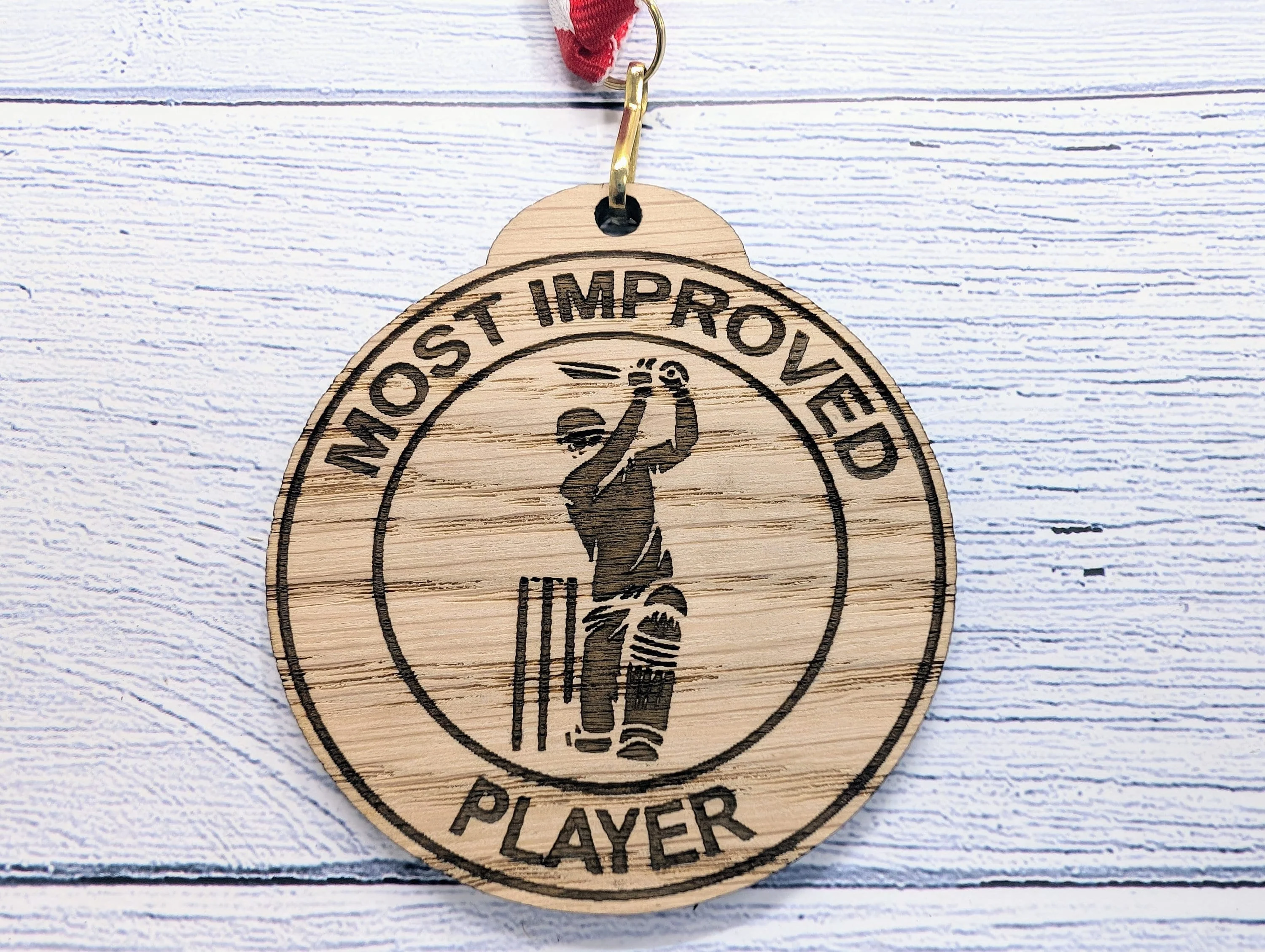 Custom Cricket-Themed Wooden Medals - Personalised Sports Awards for Teams and Clubs, Custom Cricketer Prizes, EcoFriendly Team Recognition - Image 3