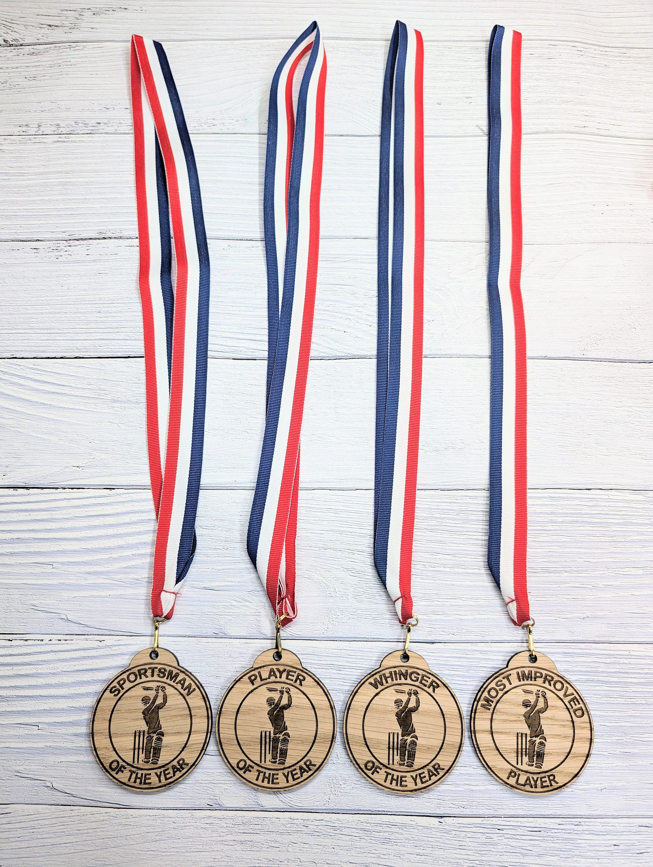 Custom Cricket-Themed Wooden Medals - Personalised Sports Awards for Teams and Clubs, Custom Cricketer Prizes, EcoFriendly Team Recognition - Image 6