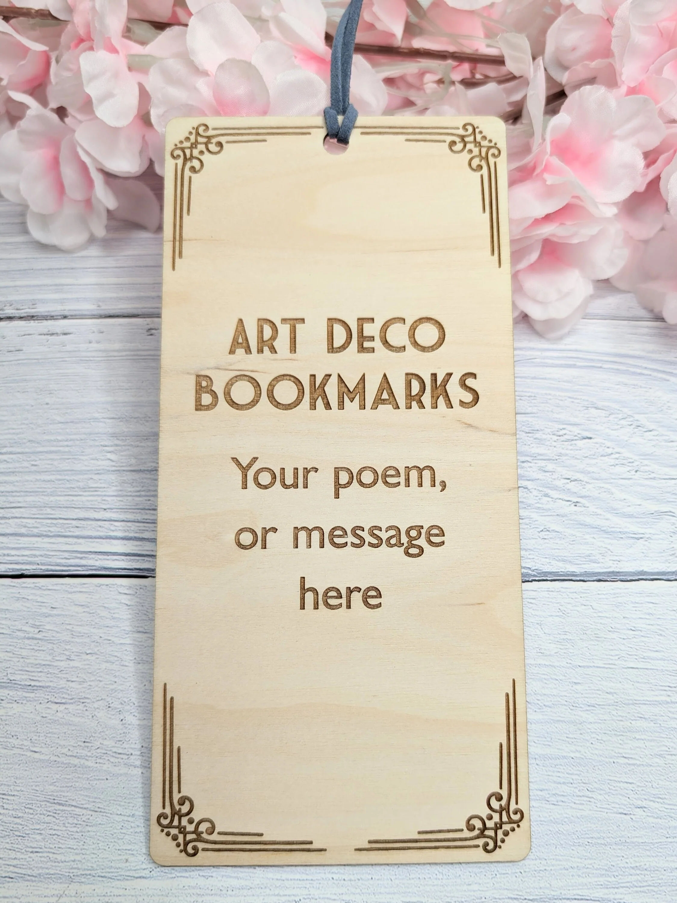 Custom Engraved Bookmark | Art Nouveau Style - Image 4