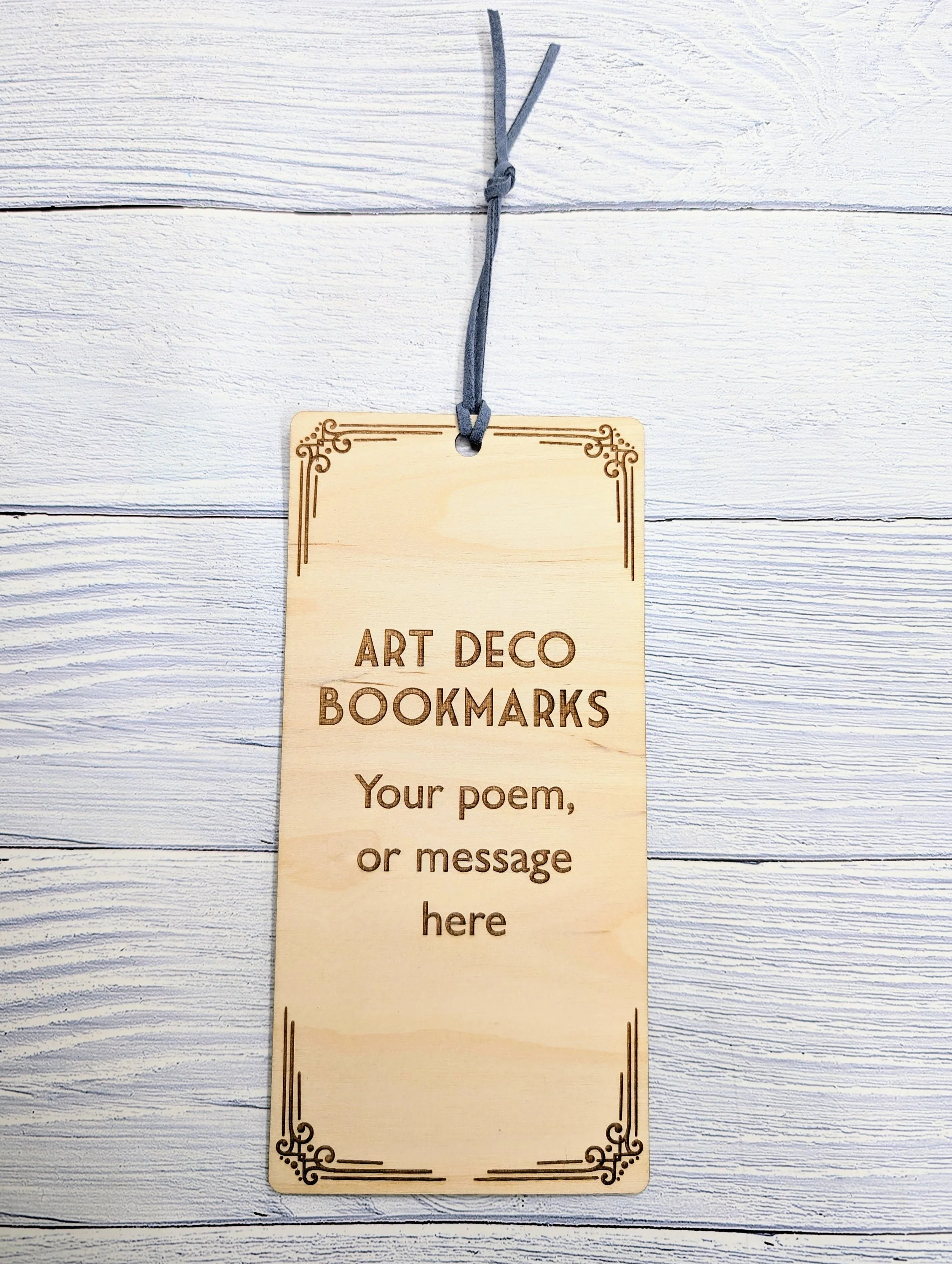 Custom Engraved Bookmark | Art Nouveau Style - Image 6