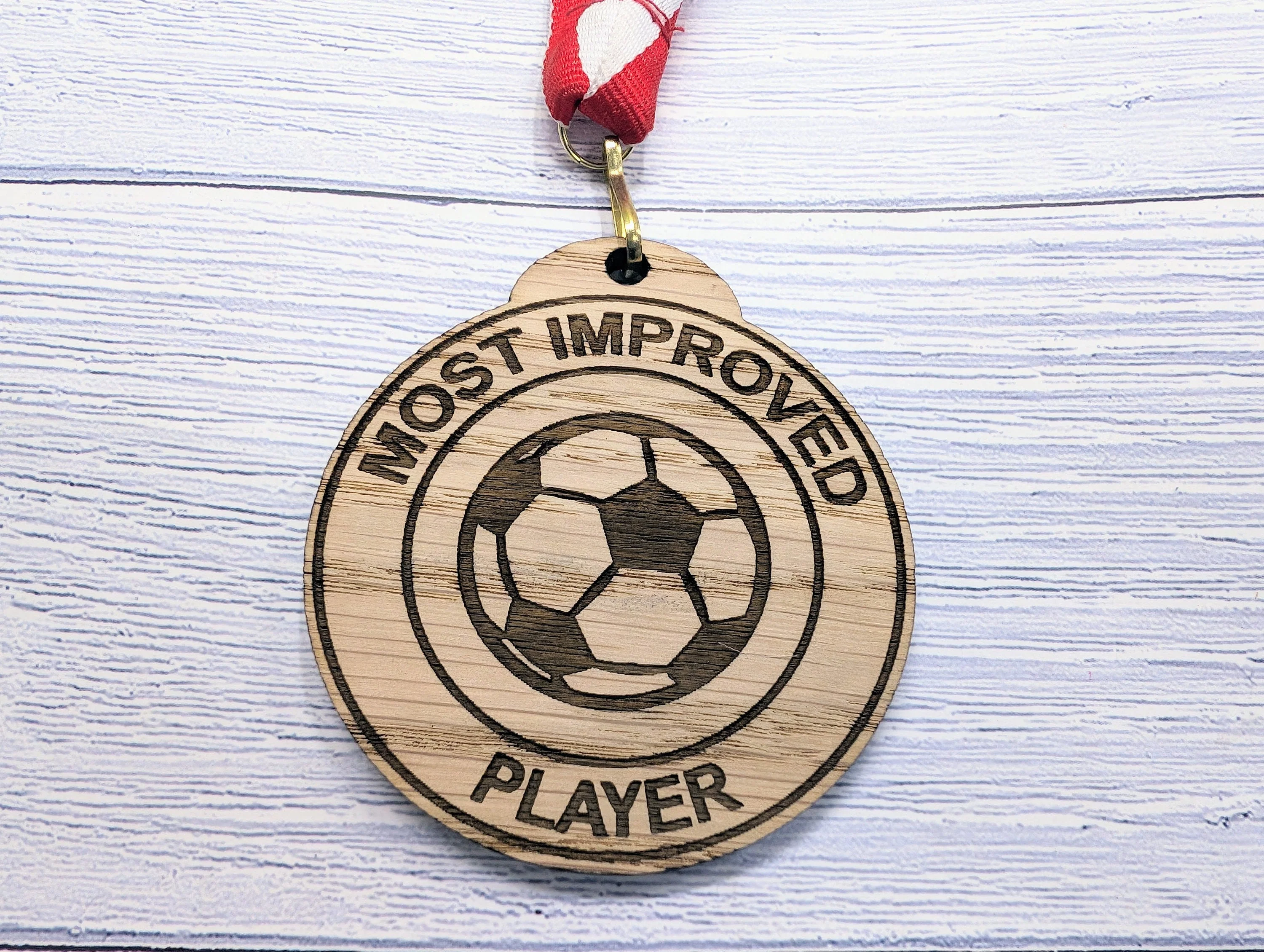 Custom Football-Themed Wooden Medals - Personalised Team Recognition - Image 3