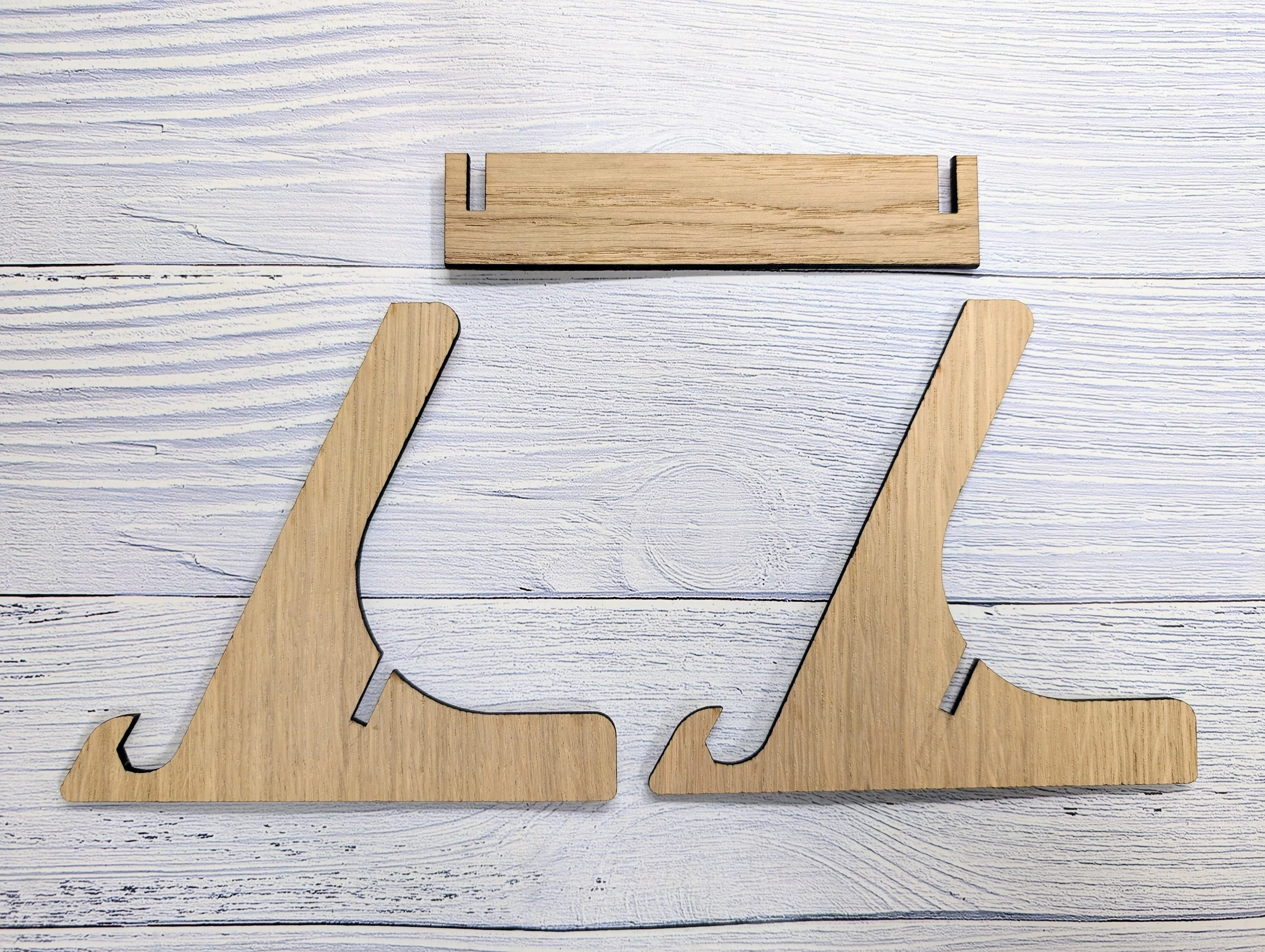 Custom Logo Display Wooden Sign with Optional Stand - Image 4
