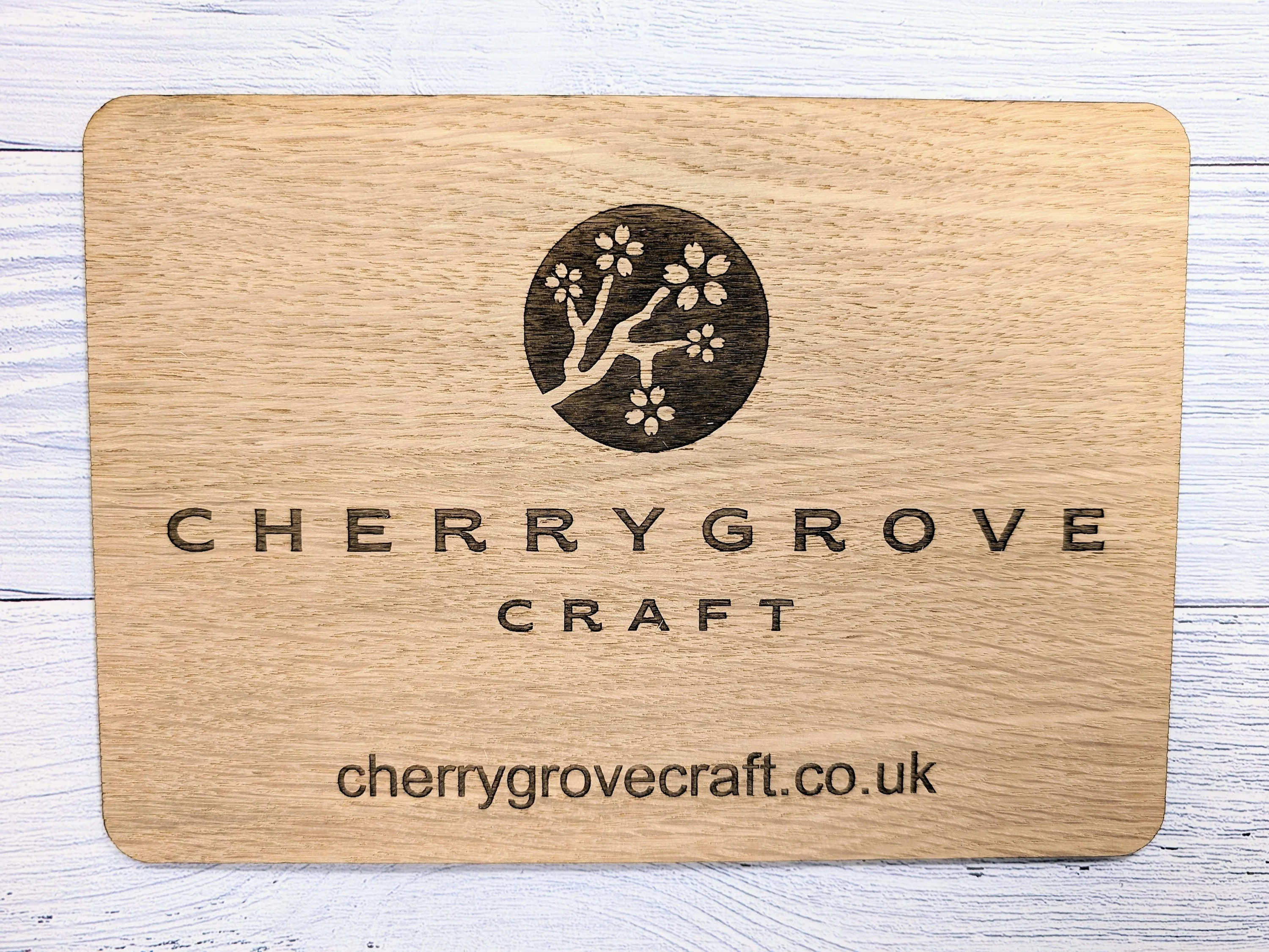 Custom Logo Display Wooden Sign with Optional Stand - Image 5