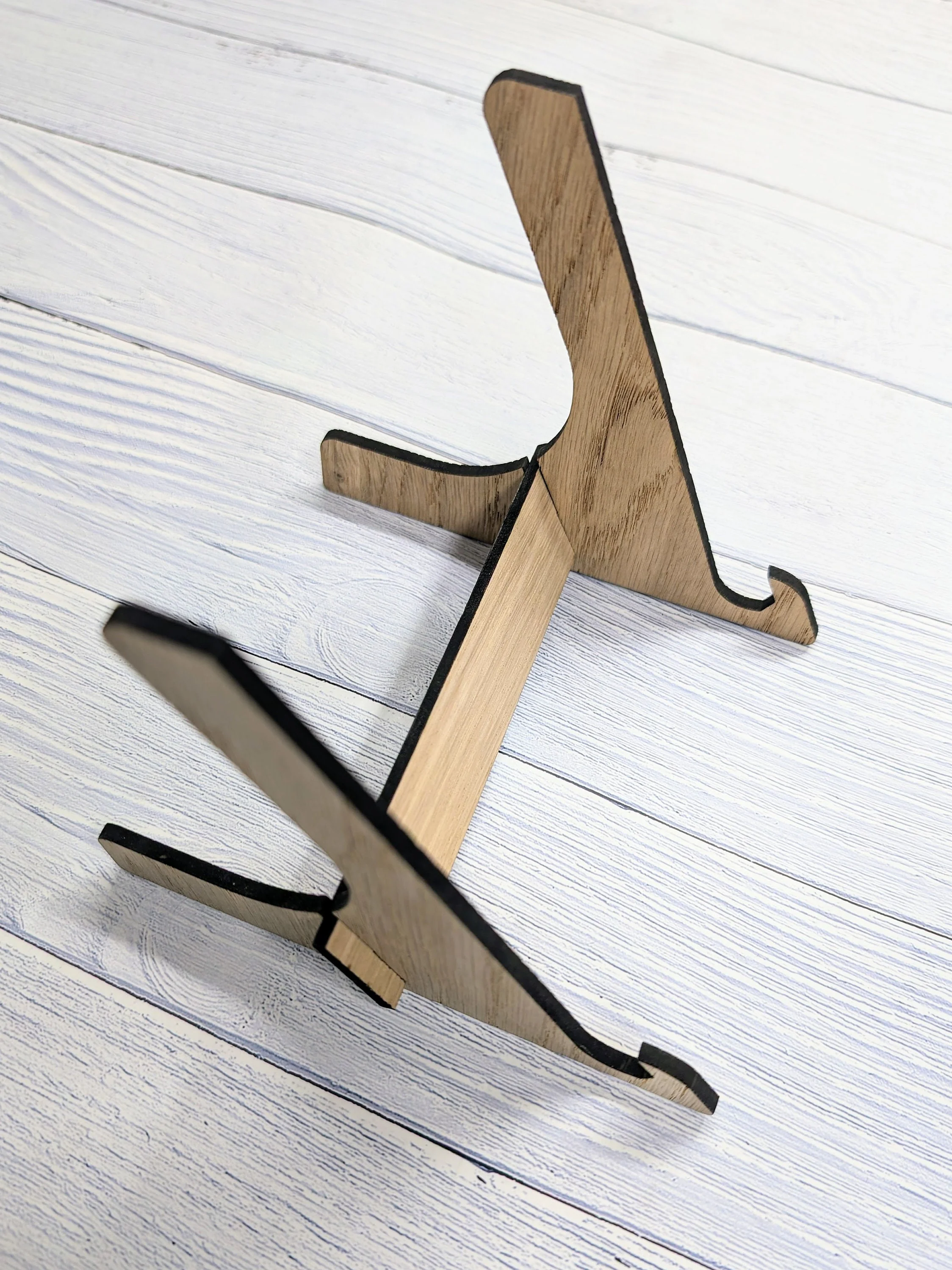 Custom Logo Display Wooden Sign with Optional Stand - Image 6