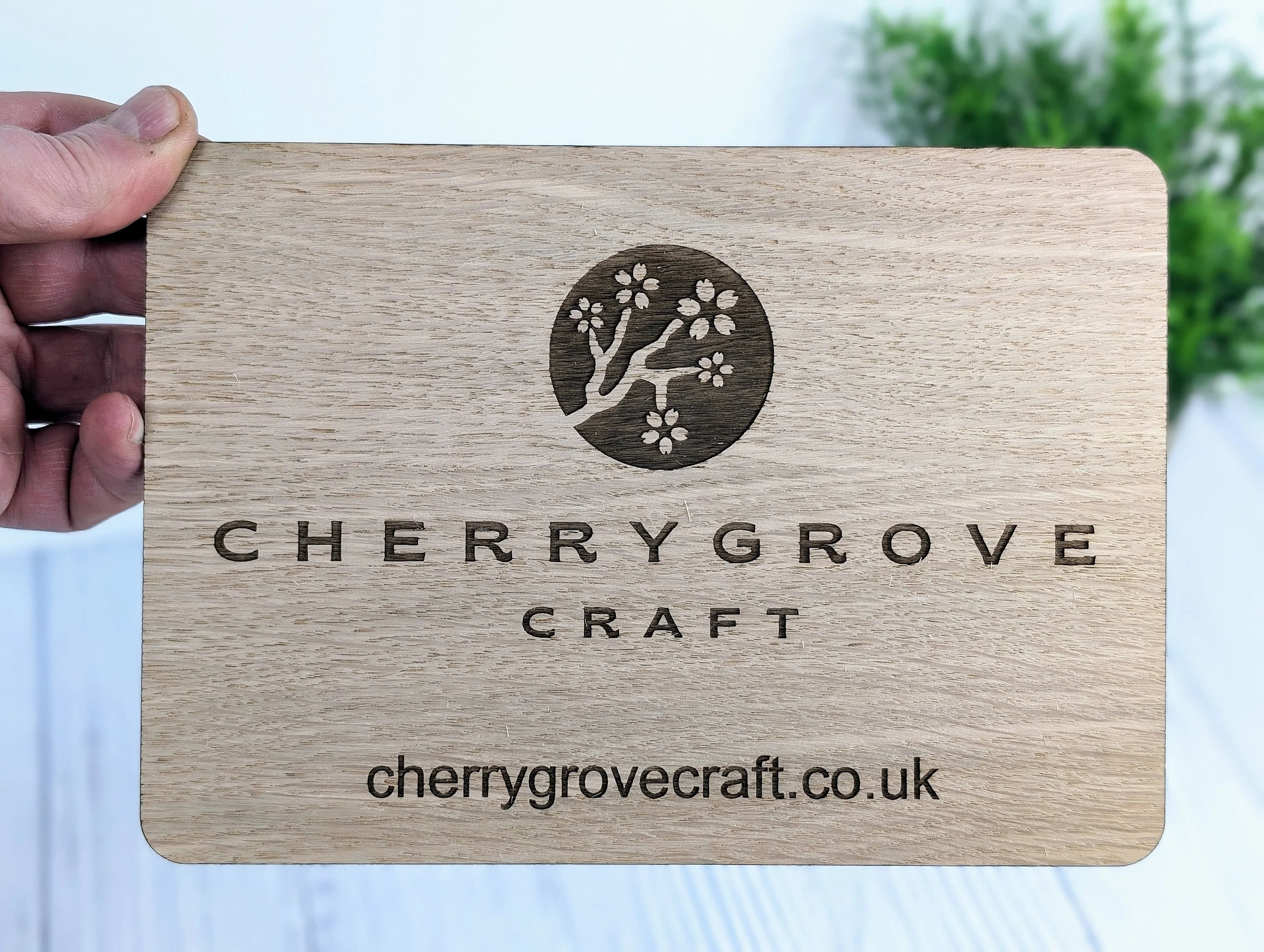 Custom Logo Display Wooden Sign with Optional Stand - Image 9
