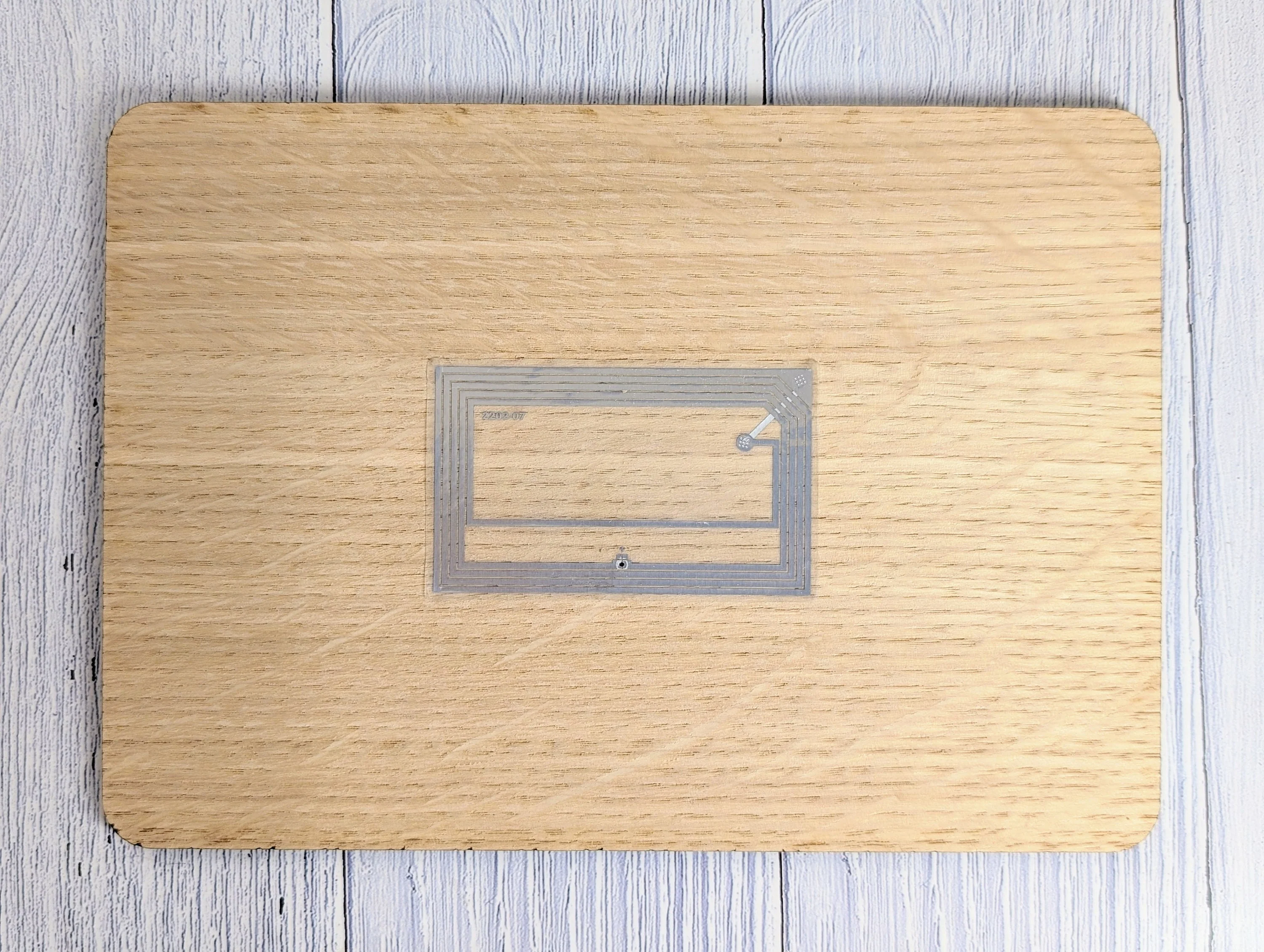 Custom NFC 'Tap to Follow Us' Wooden Sign - Personalised Social Media Links - Image 2