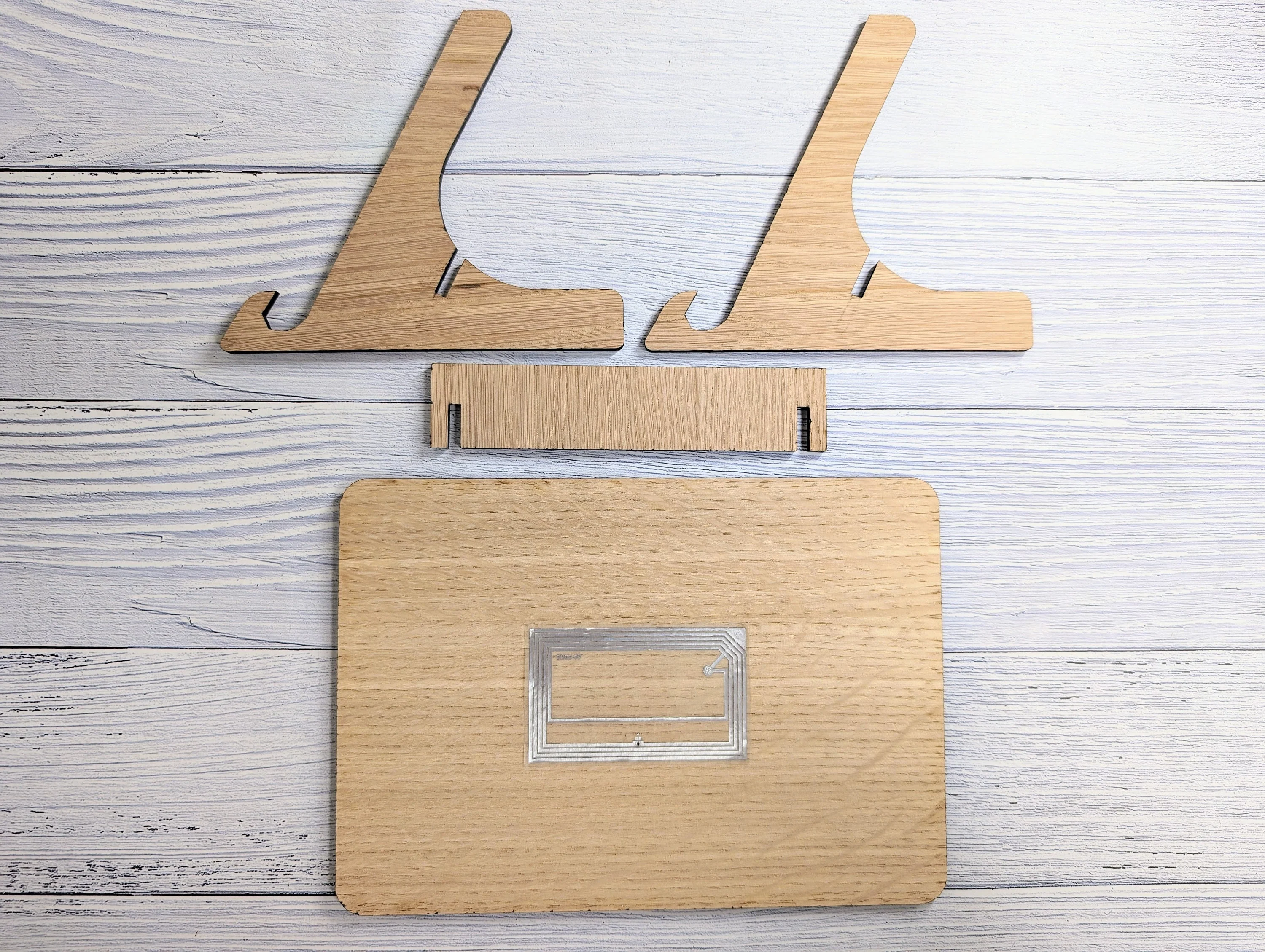 Custom NFC 'Tap to Follow Us' Wooden Sign - Personalised Social Media Links - Image 7