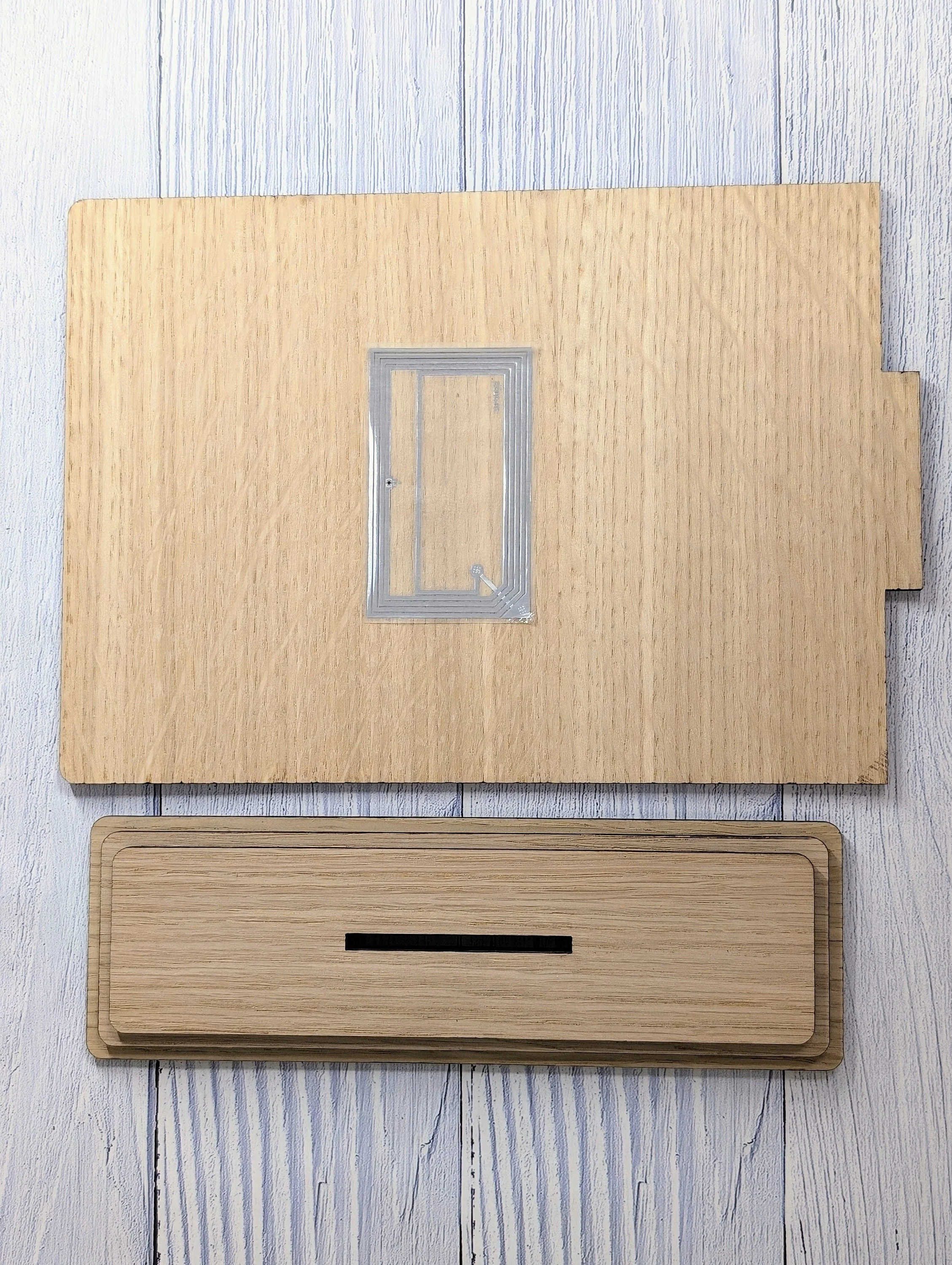 Custom NFC 'Tap to Follow Us' Wooden Sign - Personalised Social Media Links, Eco-Friendly, Freestanding, XL Size, Table Signage Extra Large - Image 5