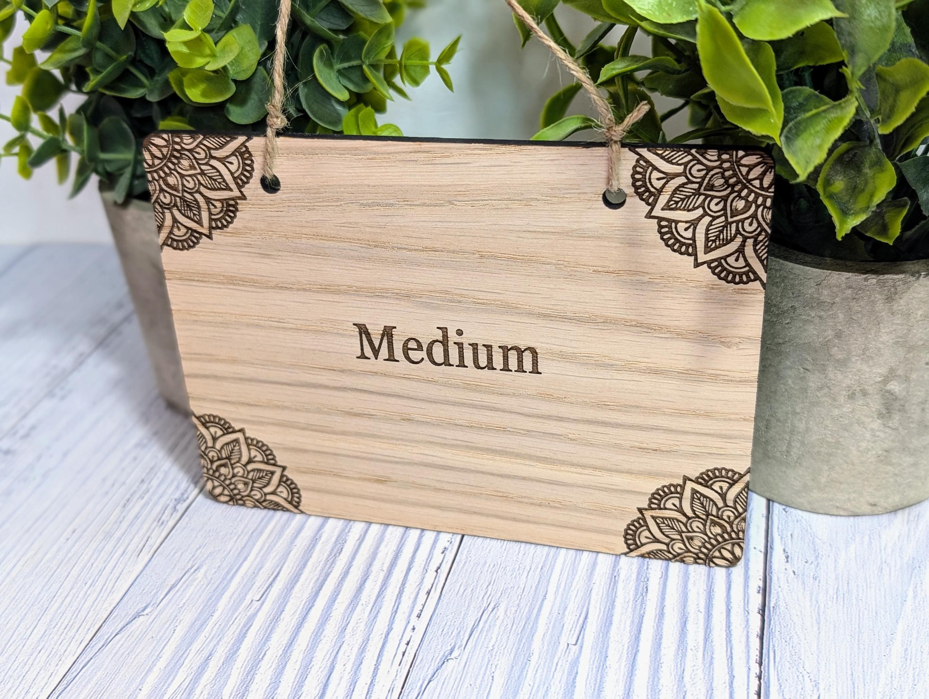 Custom Oak Sign | Personalised Wooden Hanging Signage | Birthday Gift | Man Cave Sign | Bar Sign | Christmas Fun | Hanging Sign | Den Sign - Image 6