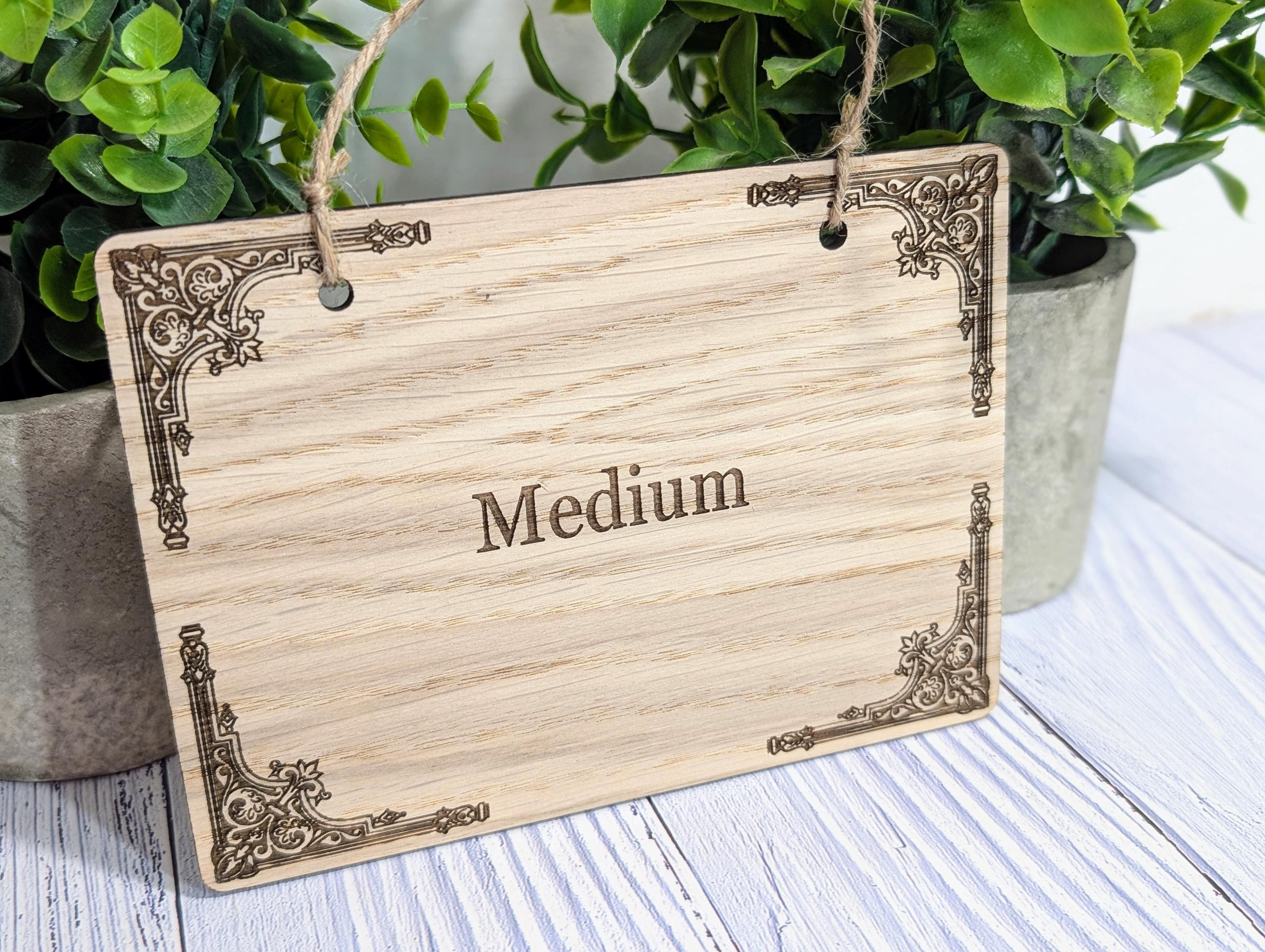 Custom Oak Signage | Personalised Wooden Hanging Sign | Anniversary Gift | Man Cave Sign | Bar Sign | Christmas Fun | Hanging Den Sign - Image 3