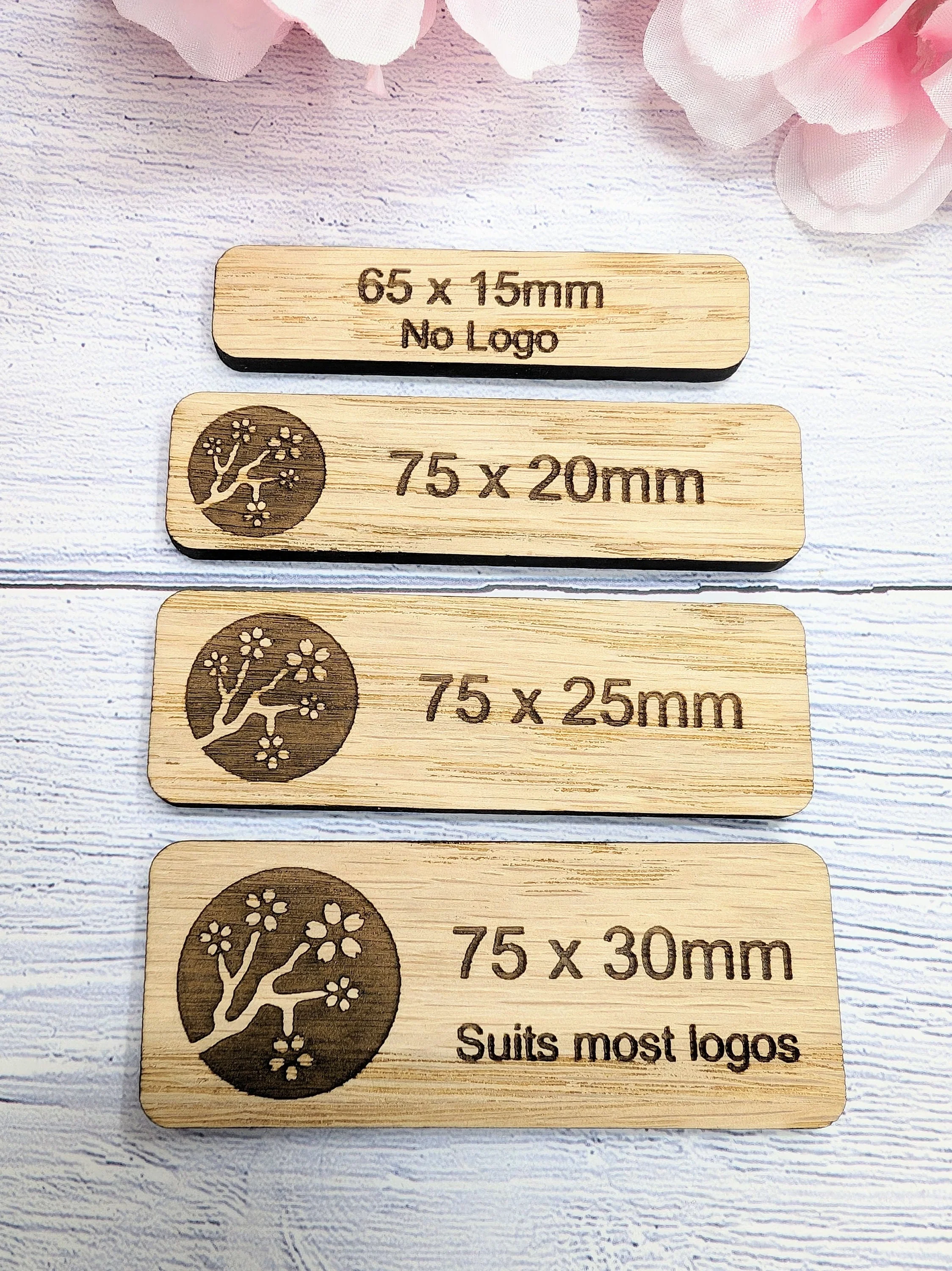 Wooden Name Badges | Custom Oak Name Badges for Businesses - Image 6