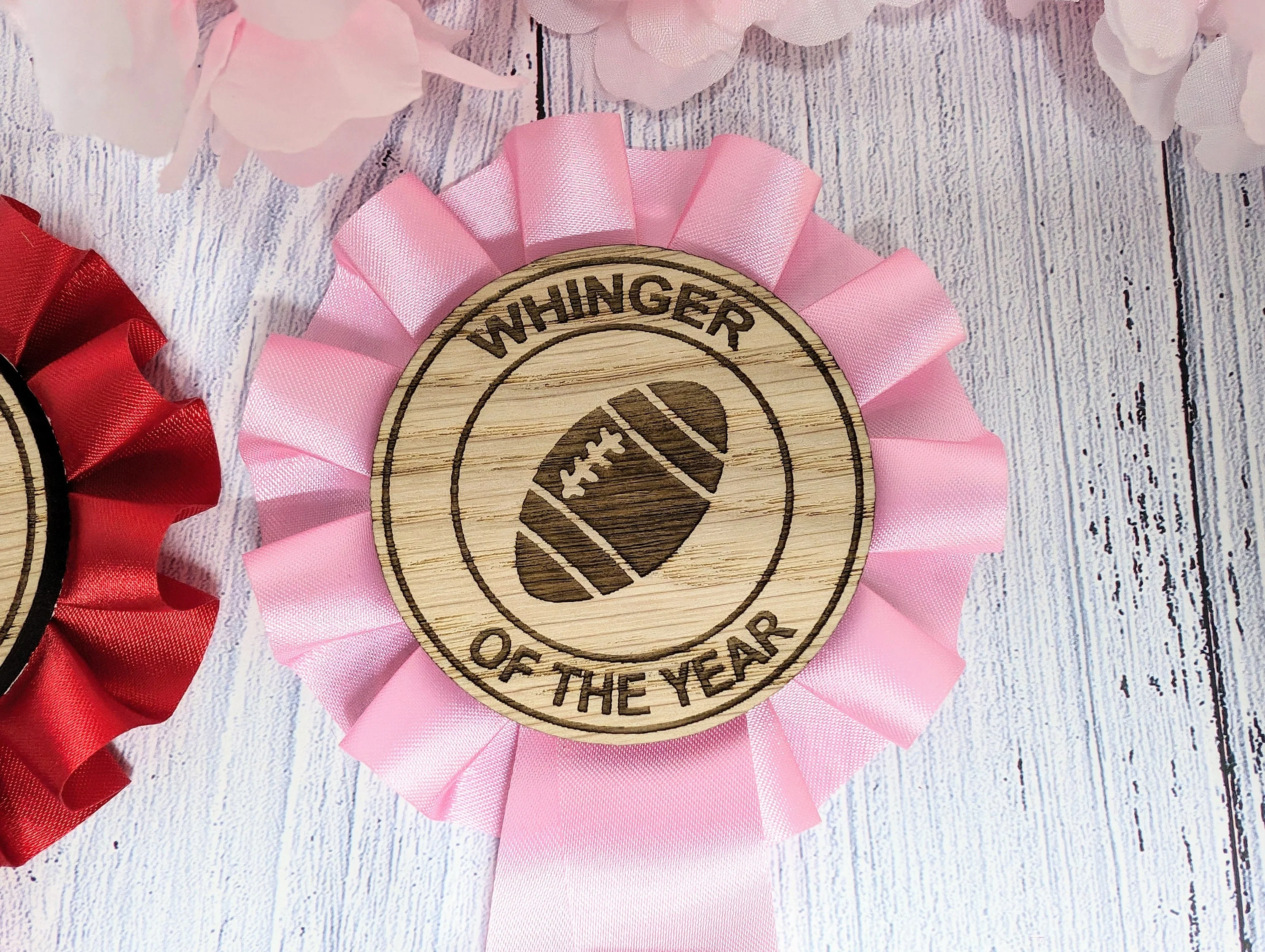 Custom Rugby Rosettes - Personalised Rugby Awards | Choice of Colours, Eco-Friendly, Handcrafted, Fun & Serious Titles - Image 6