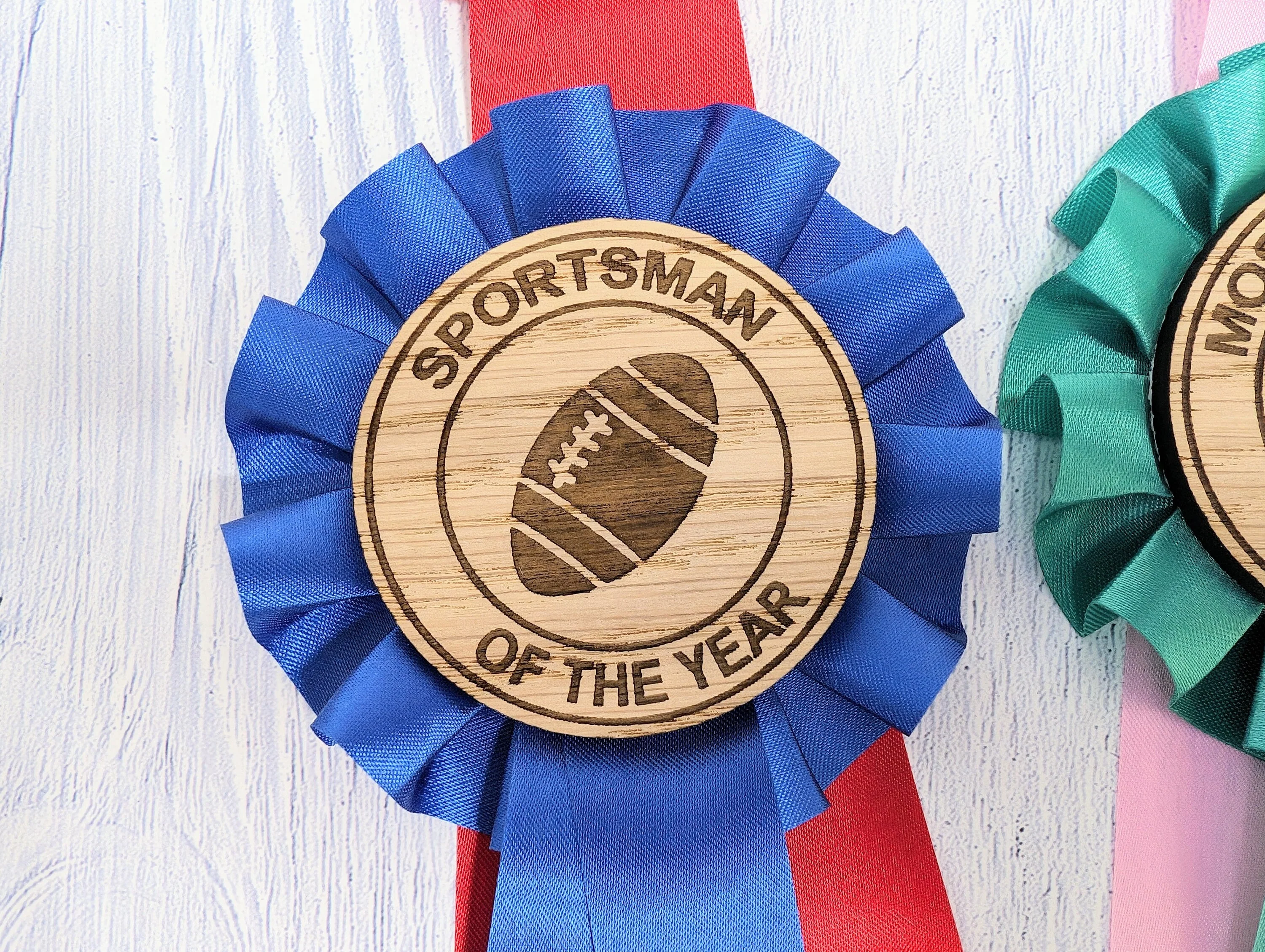 Custom Rugby Rosettes - Personalised Rugby Awards | Choice of Colours, Eco-Friendly, Handcrafted, Fun & Serious Titles - Image 9