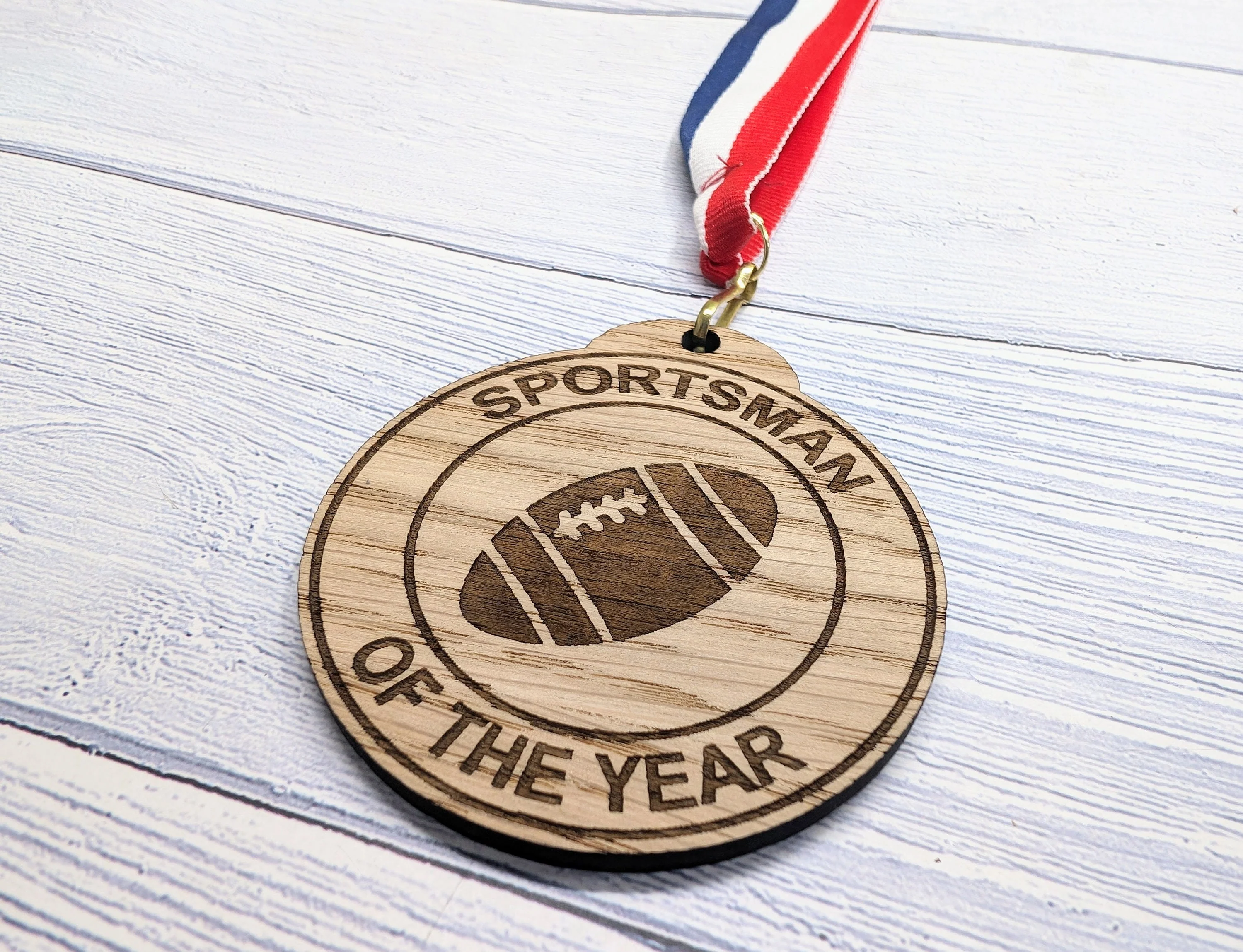 Custom Rugby-Themed Wooden Medals - Personalised Sports Awards for Teams and Clubs - Image 4