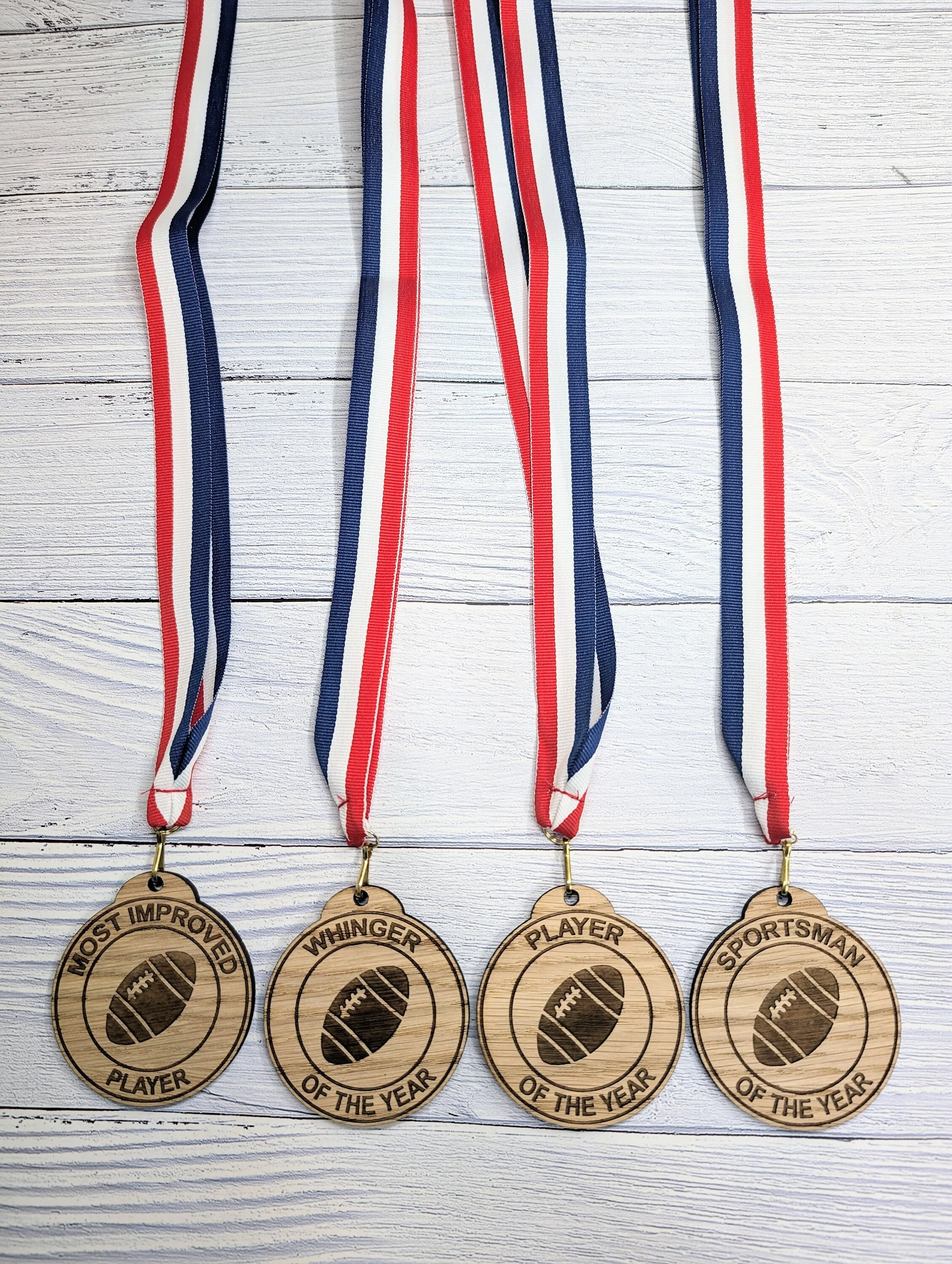 Custom Rugby-Themed Wooden Medals - Personalised Sports Awards for Teams and Clubs - Image 6