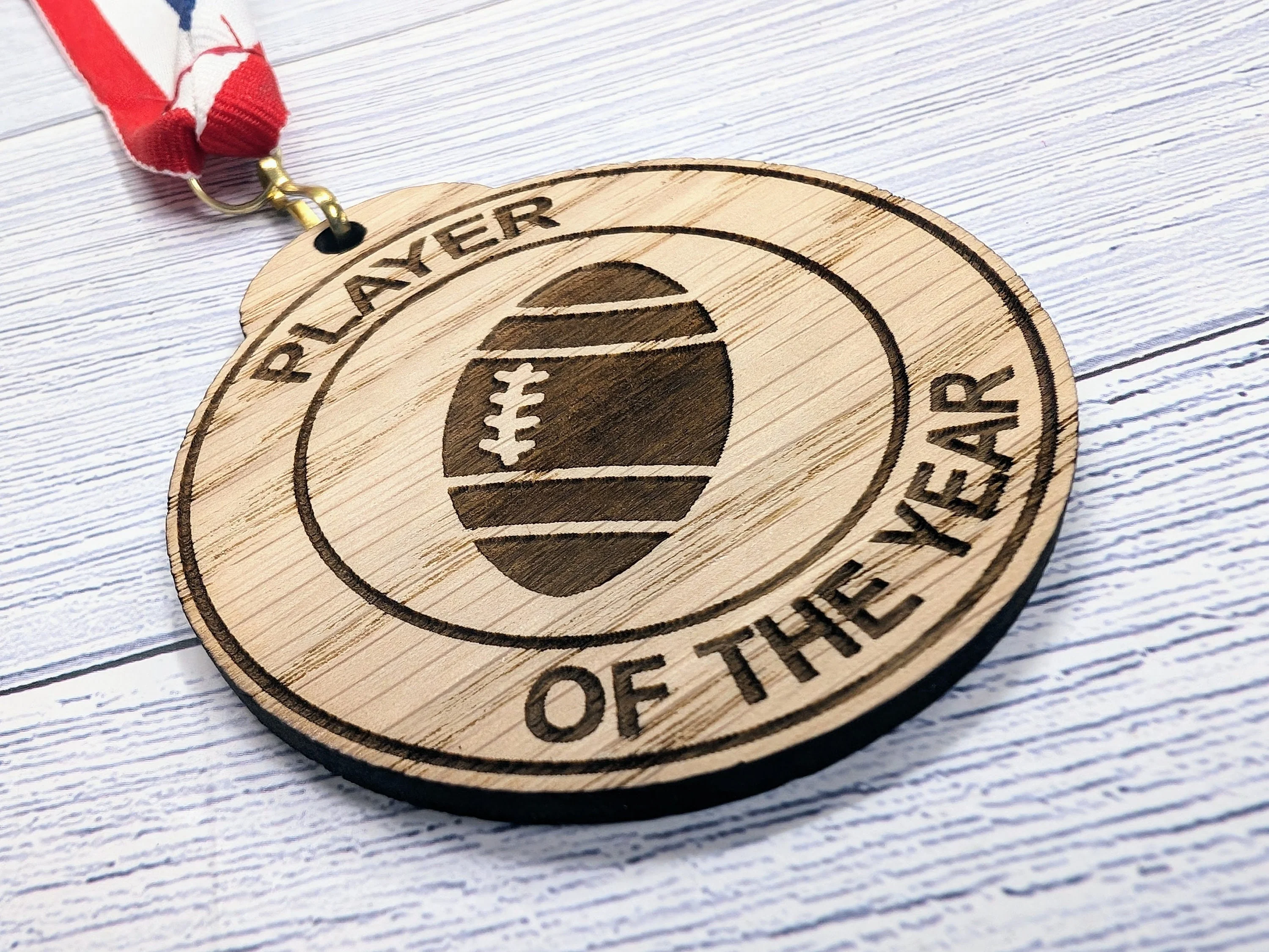 Custom Rugby-Themed Wooden Medals - Personalised Sports Awards for Teams and Clubs - Image 9