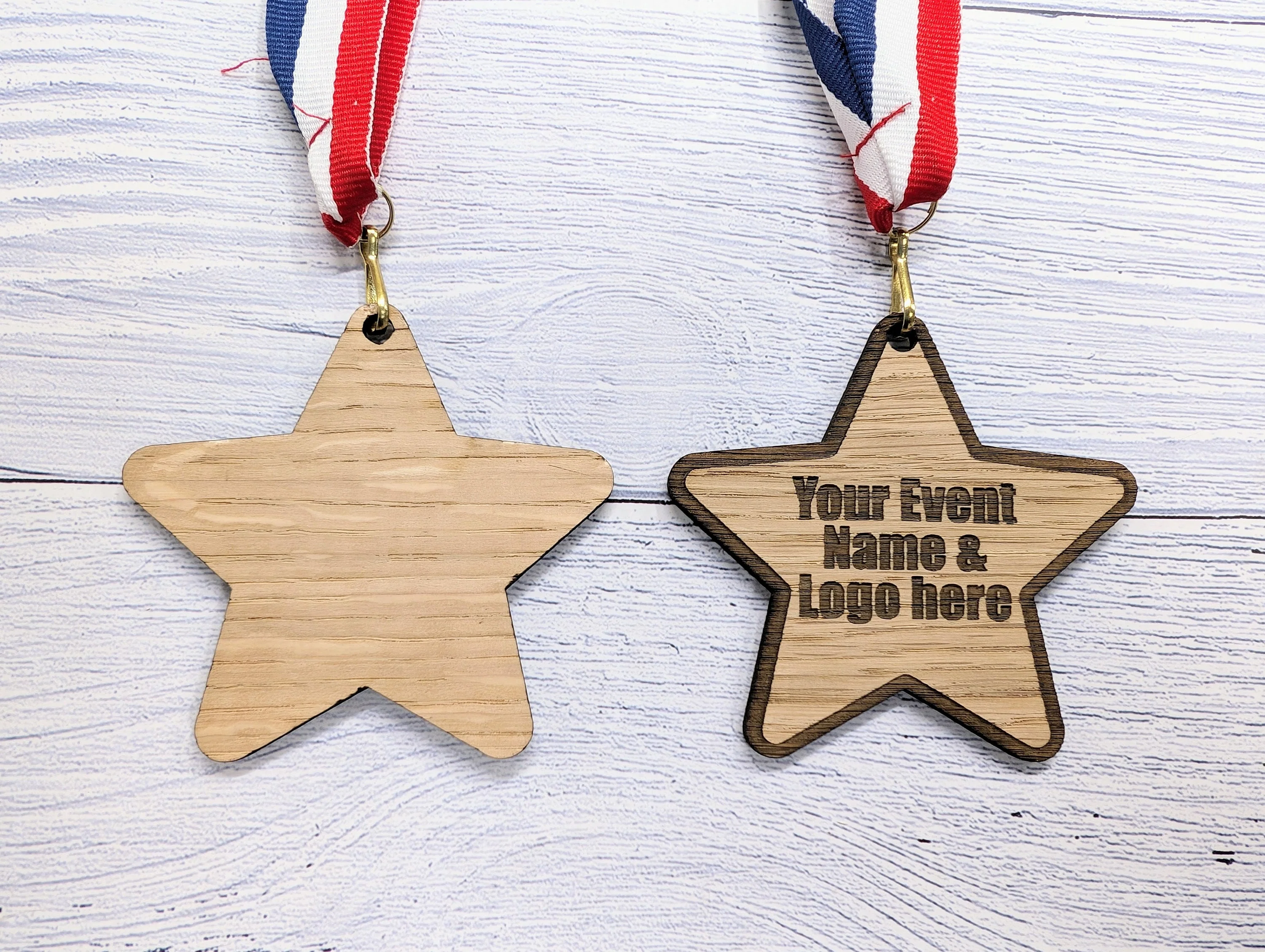 Custom Star-Shaped Wooden Medals - Personalised for Events & Organisations | Bulk Discounts, Participation Awards, Handcrafted - Image 5
