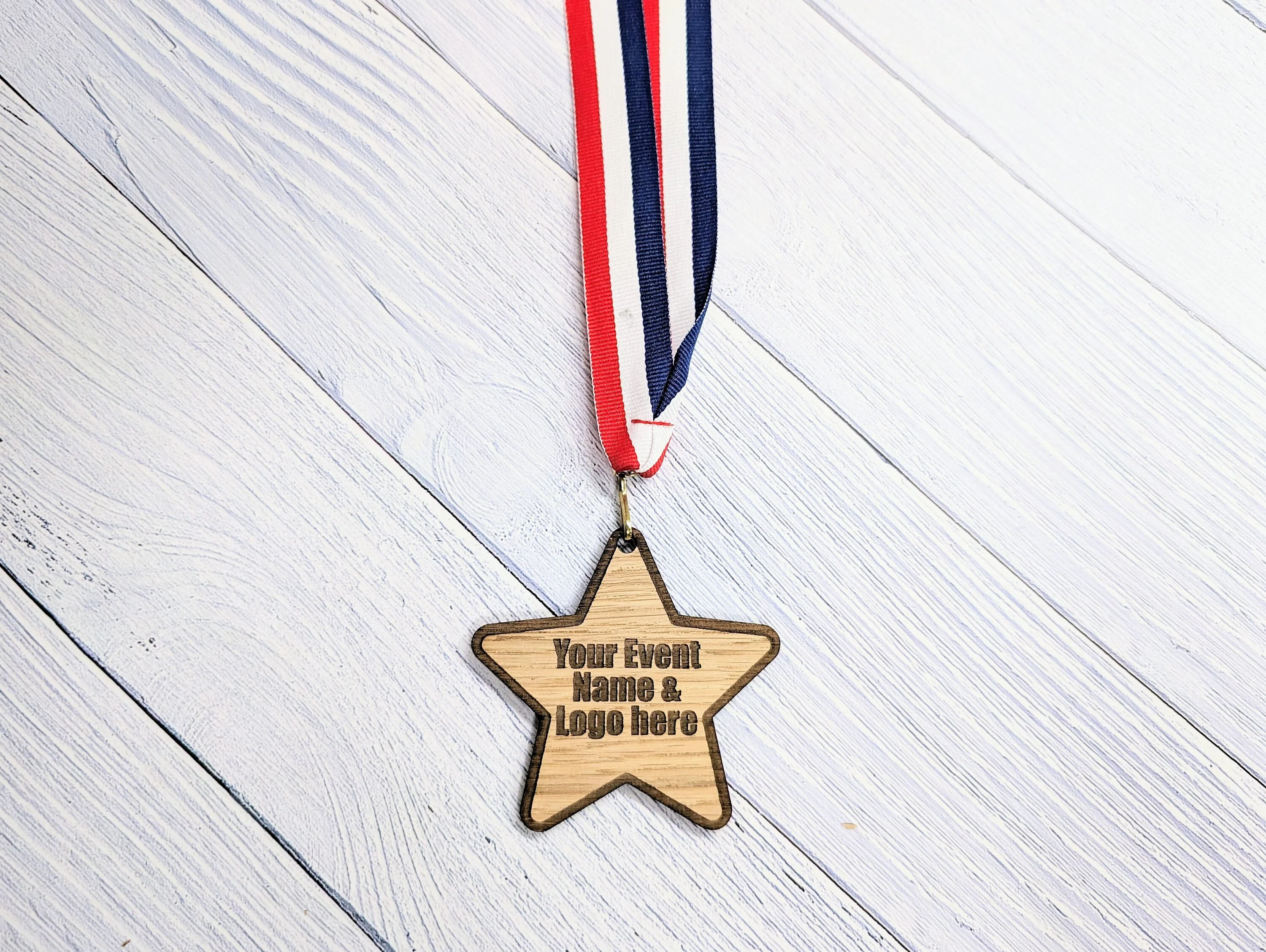 Custom Star-Shaped Wooden Medals - Personalised for Events & Organisations | Bulk Discounts, Participation Awards, Handcrafted - Image 7