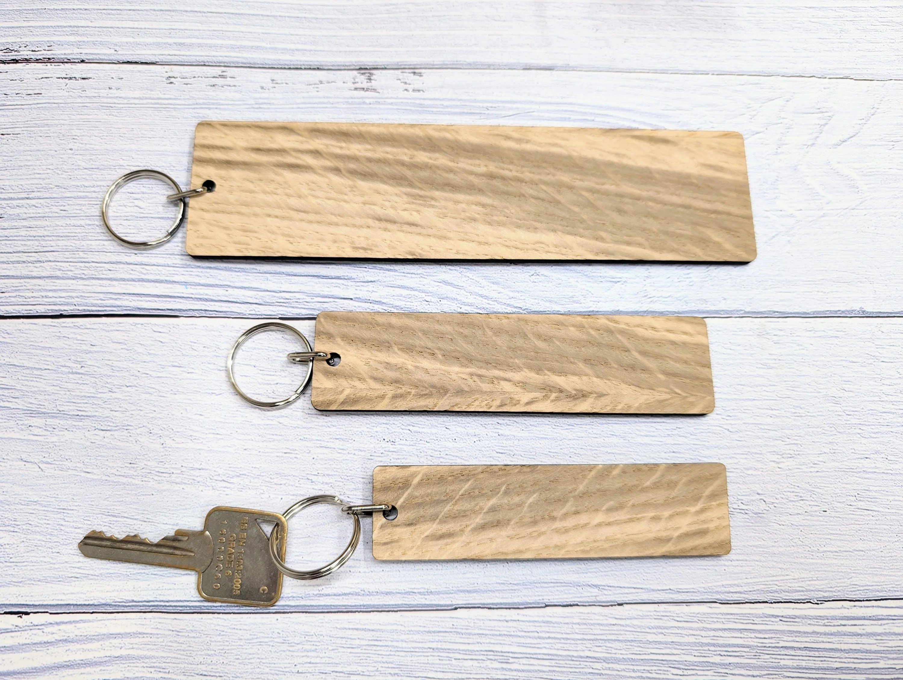 Custom UK Car Plate Keyring - Handmade Eco-Friendly Oak, Personalised Vehicle Registration Gift, Available in 3 Sizes - Image 7