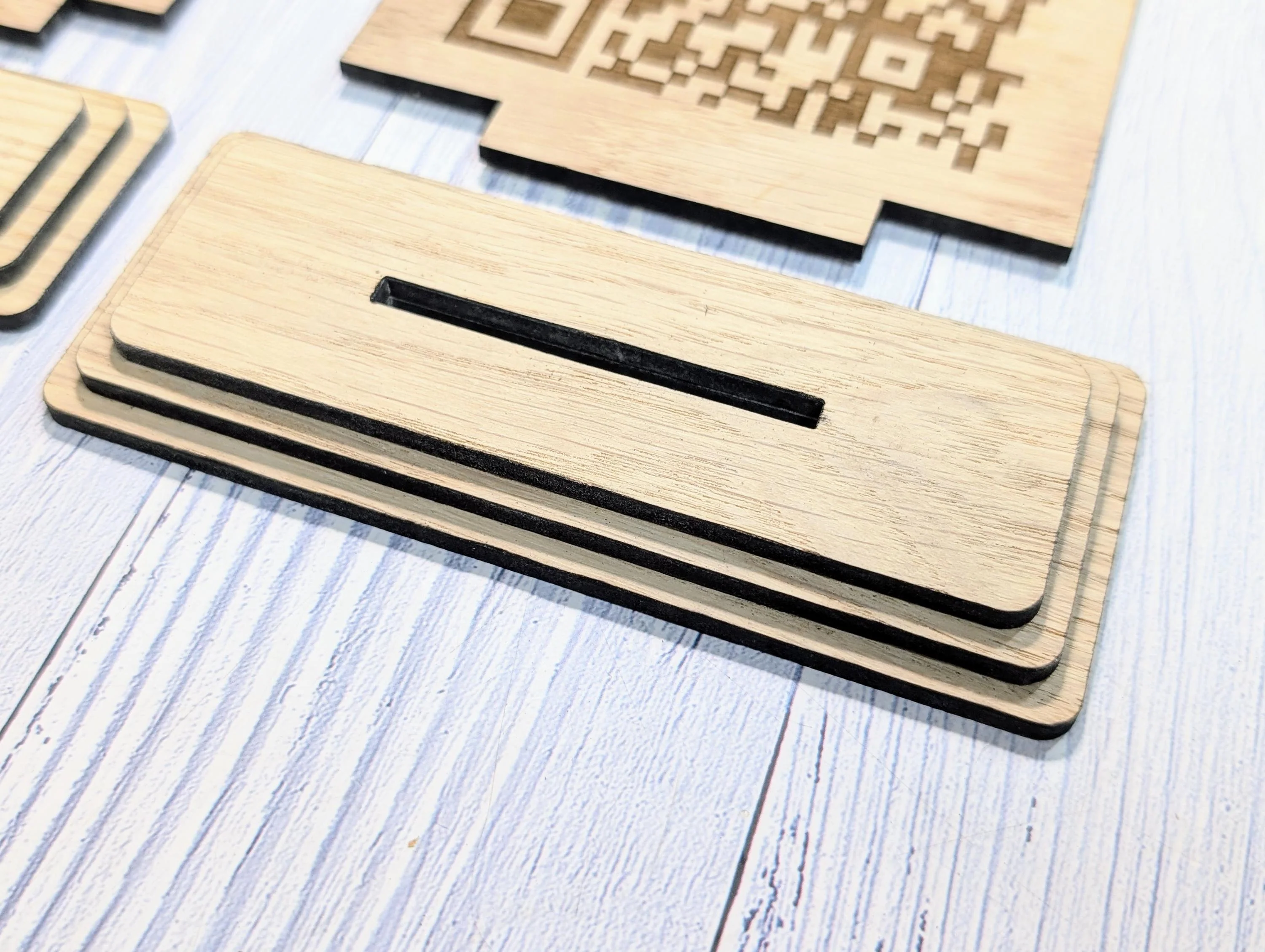 Custom Wooden Google Review Sign with QR Code | Business Review Plaque with Logo | Eco Friendly Point of Sale Display | 2 Sizes - Image 7