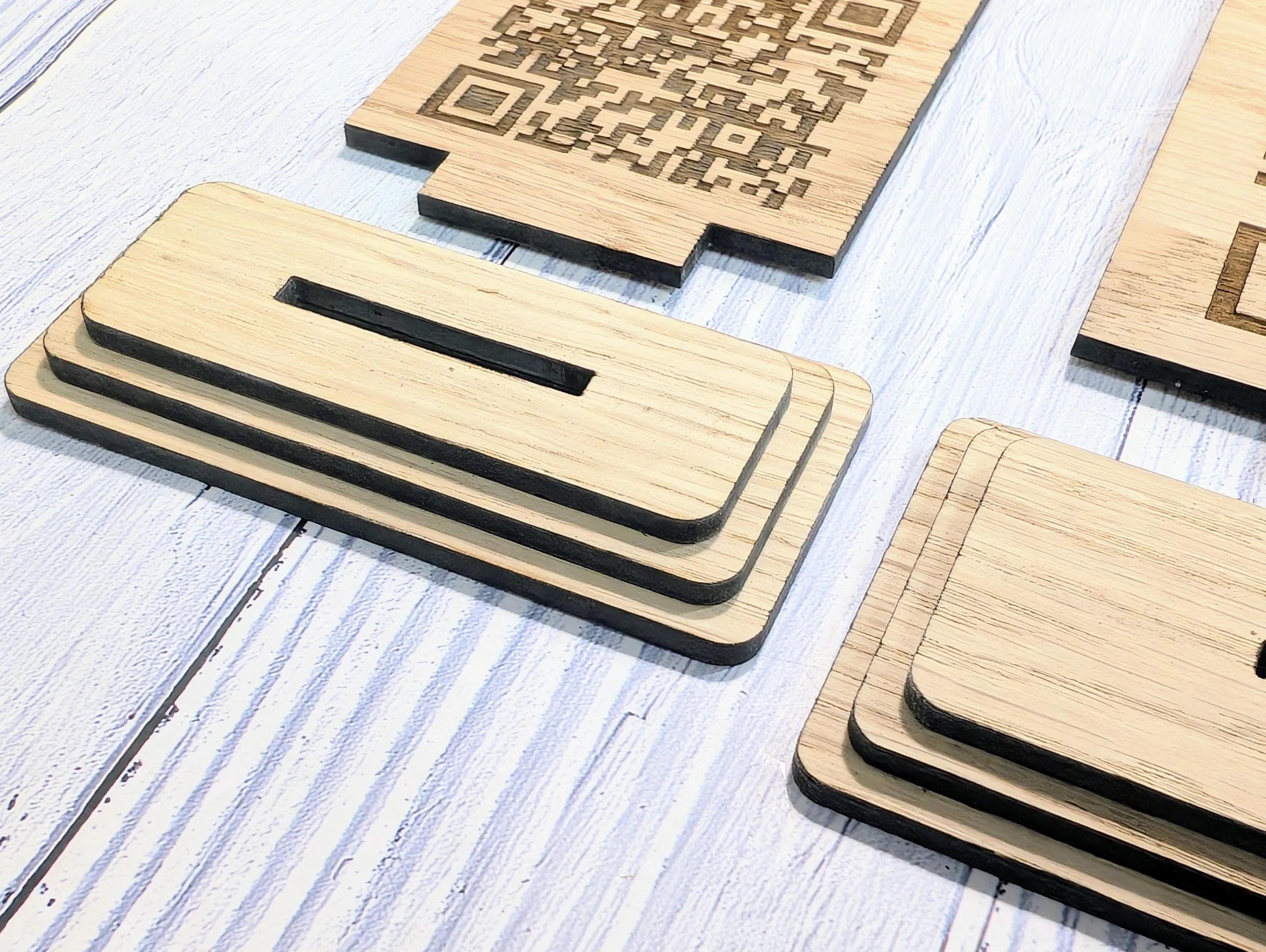 Custom Wooden Google Review Sign with QR Code | Business Review Plaque with Logo | Eco Friendly Point of Sale Display | 2 Sizes - Image 9