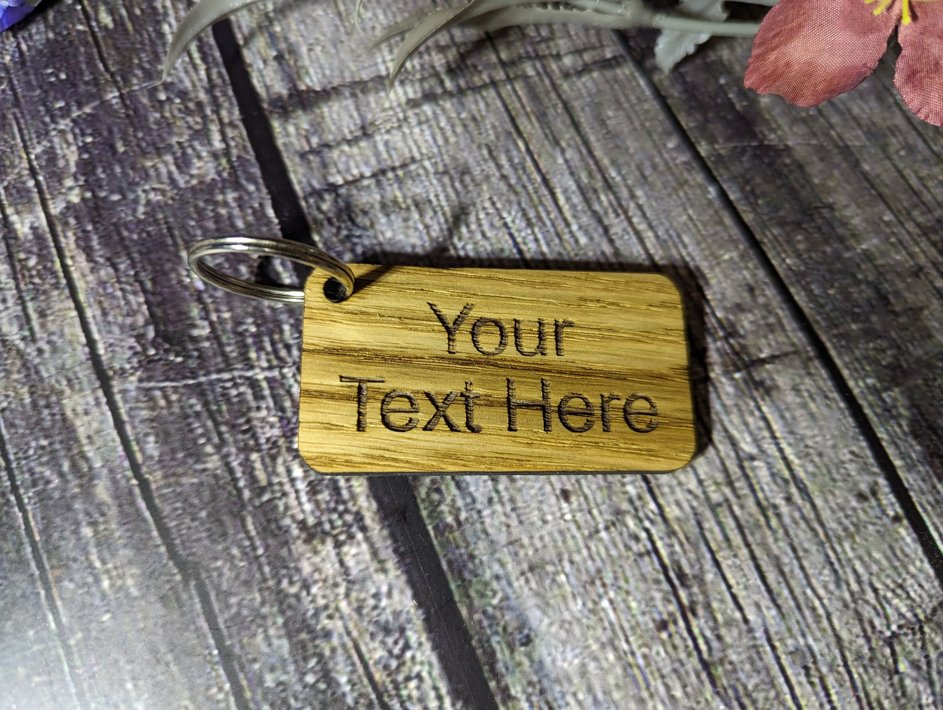 Custom Wooden Keyrings with Eco-Friendly Credentials for Business Promotions - Image 10