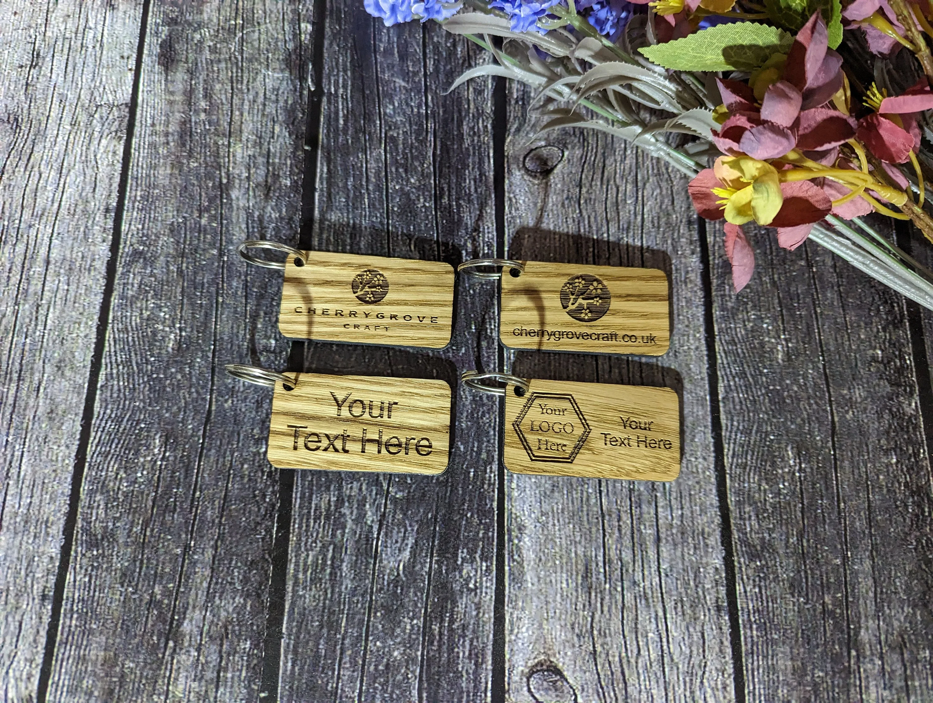 Custom Wooden Keyrings with Eco-Friendly Credentials for Business Promotions - Image 8
