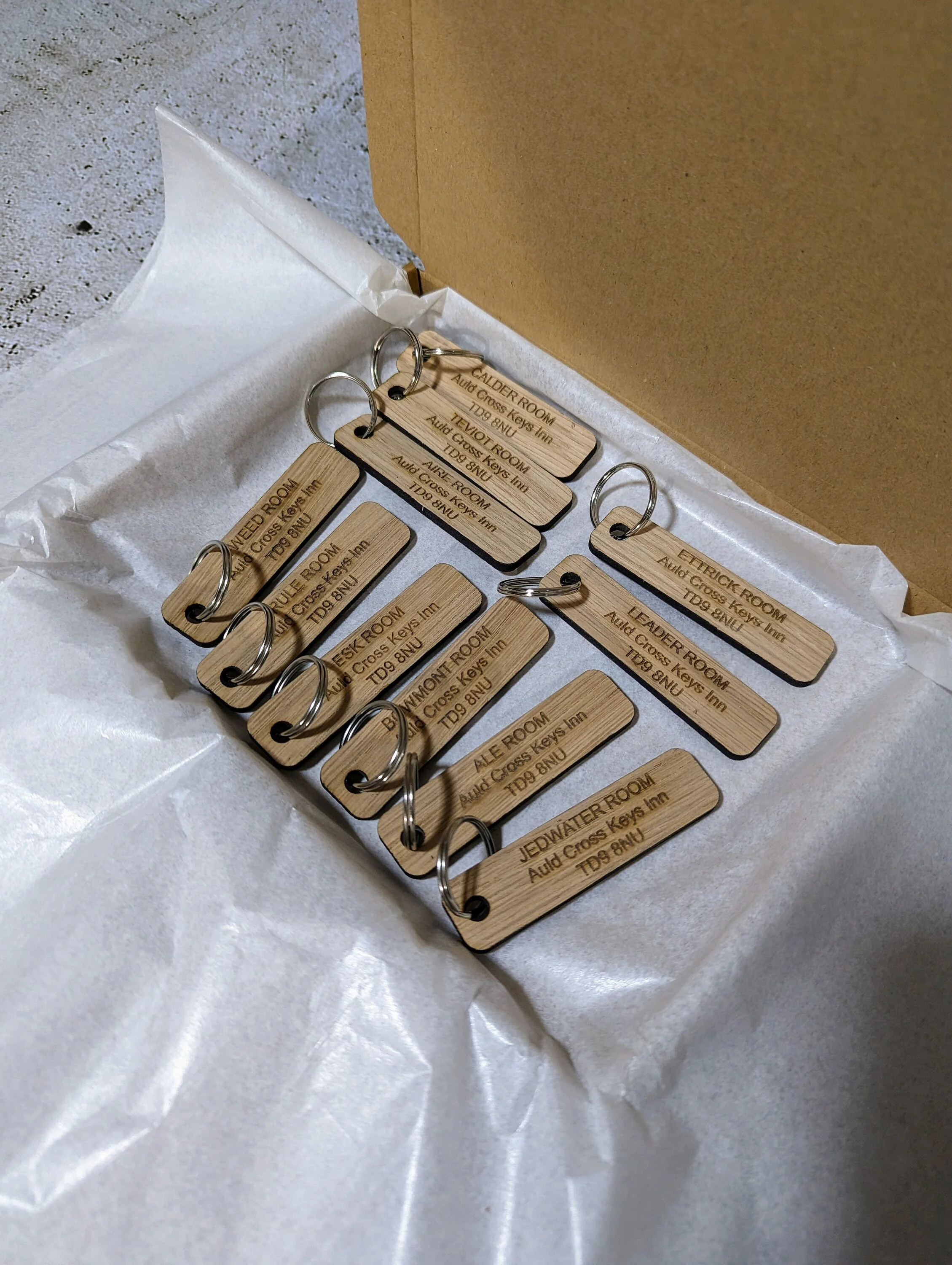 Custom Wooden Room Keyrings for Hotels, B&Bs, Airbnbs, and Guest Houses - Image 6