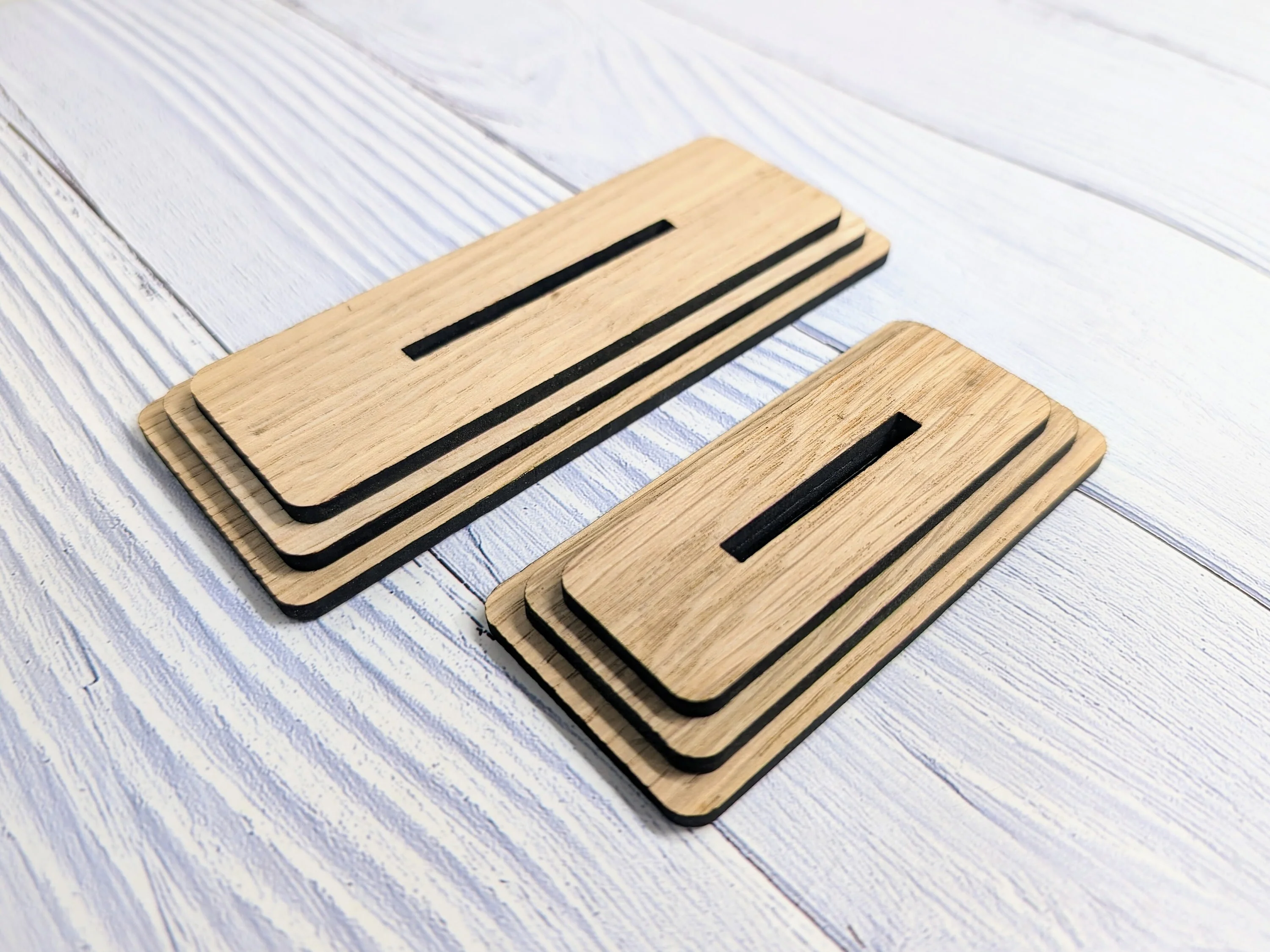 Custom Wooden Table Numbers, Company Logo Corporate Events - 2 Sizes, Single or Double-Sided - Image 3