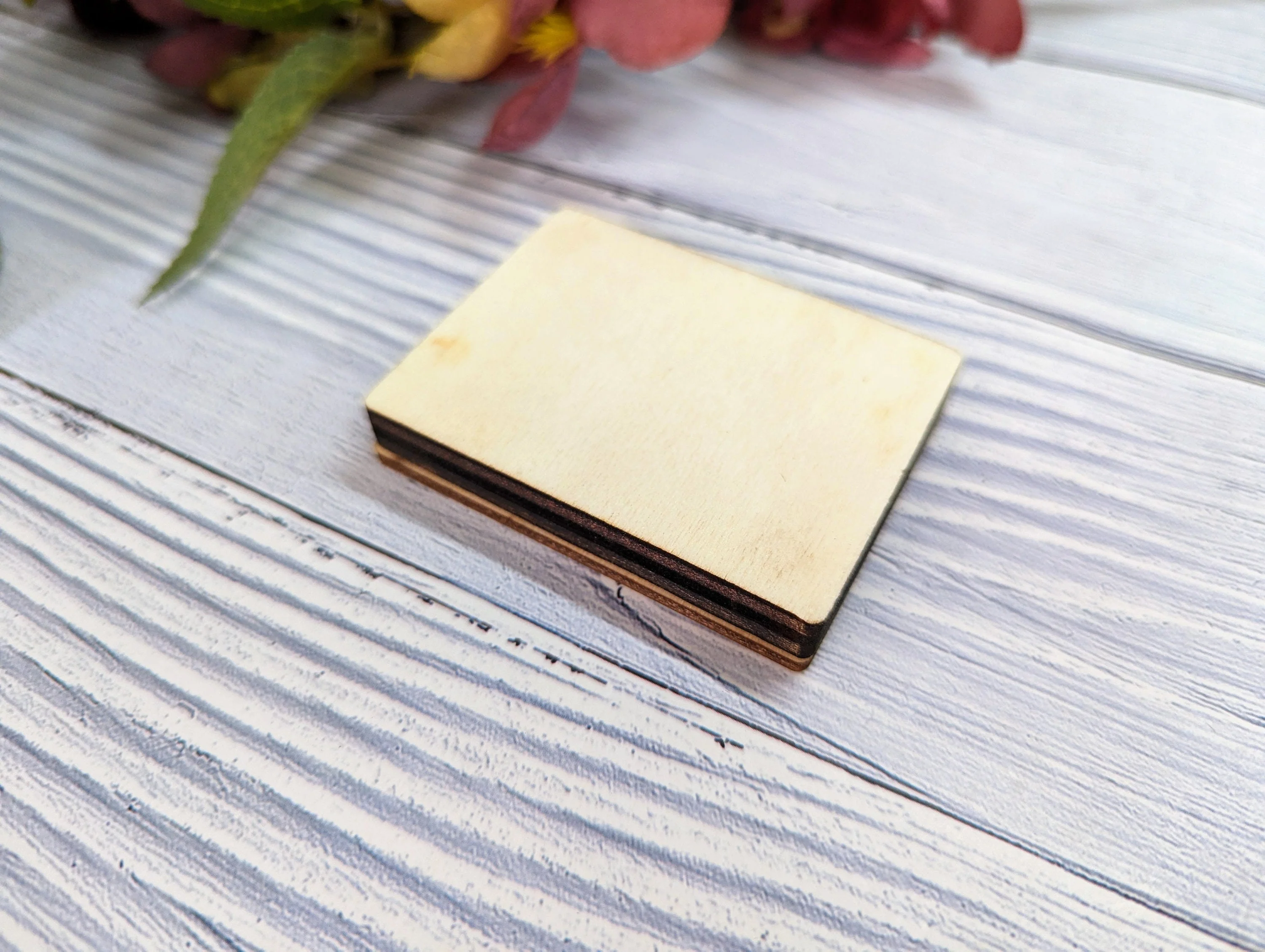 Customisable Wooden QR Code Block: Restaurant Cafe Sign (67x50x12mm) - Image 7