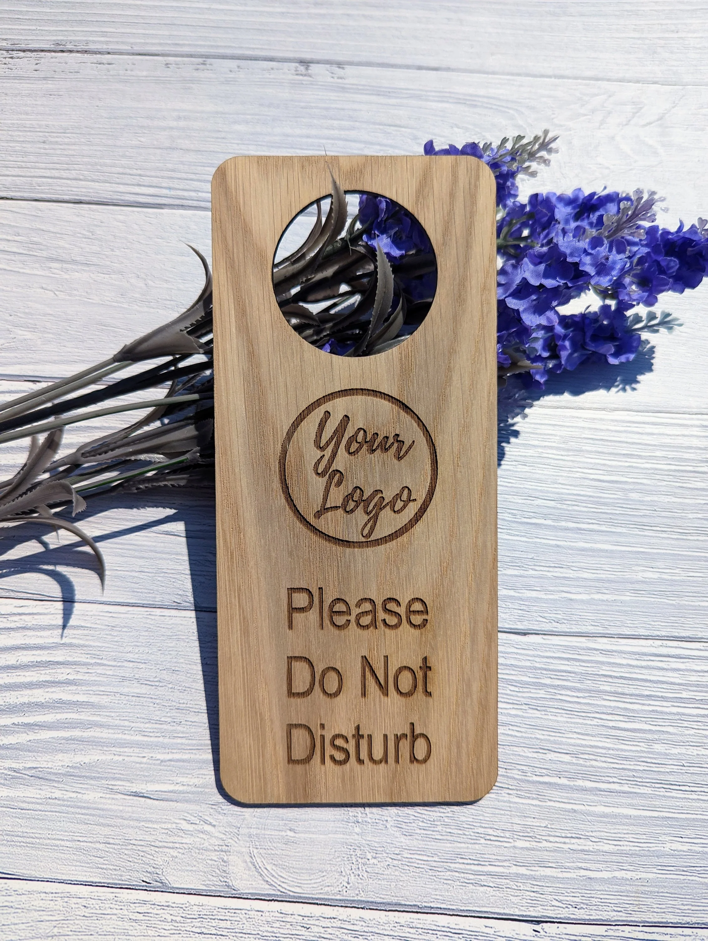 Do Not Disturb - Wooden Door Hanger, Personalised Sign, Door Sign, Studying, Home Working, WFH, On a Call, Solitude, Meditation Sign - Image 4