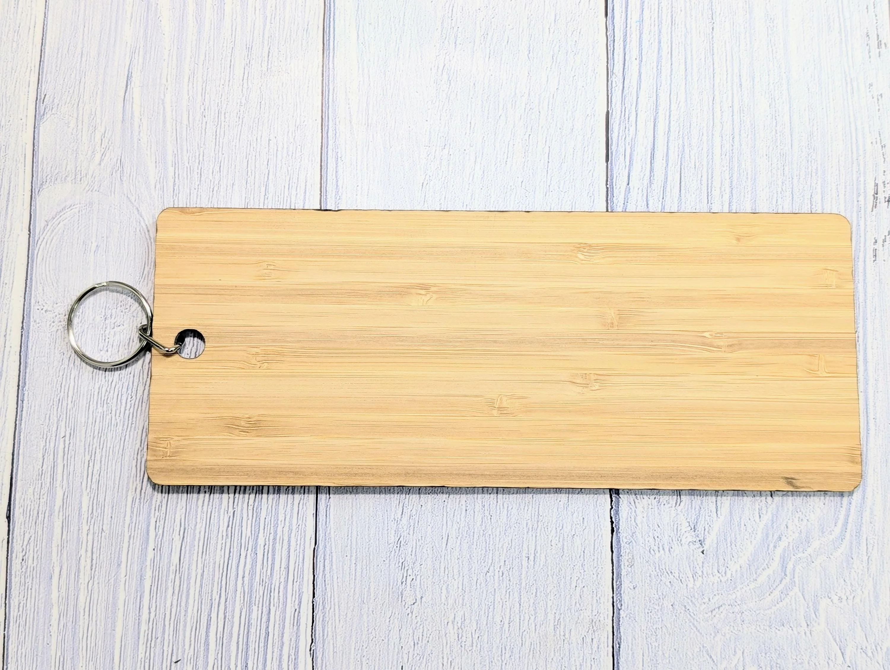 Do Not Remove - Extra-Large Bamboo Keyring - Ideal for Keeping Important Keys Safely - 200x80mm - Image 9