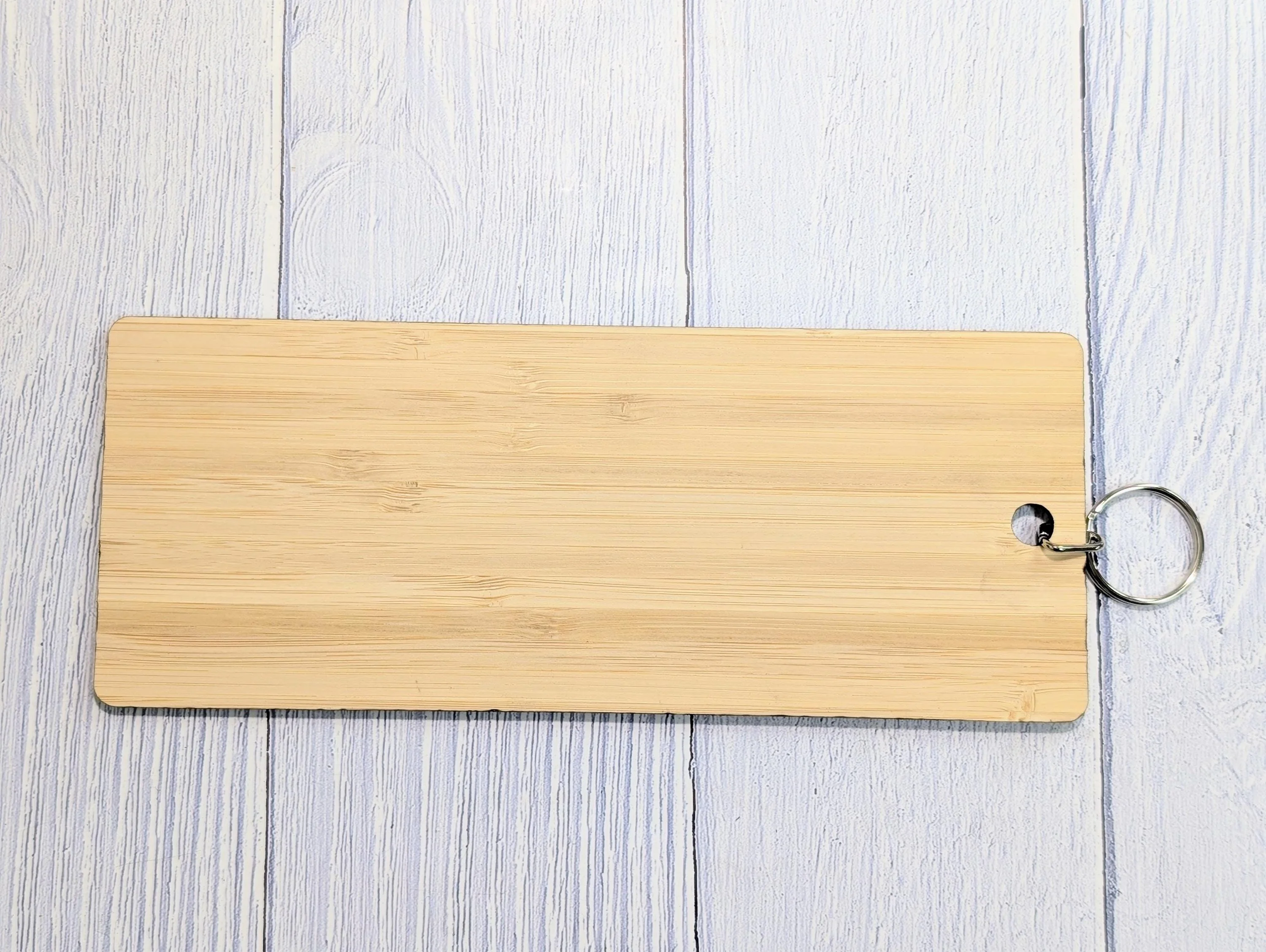 Don't Lose This Key - Extra-Large 200x80mm Bamboo Keyring - Ideal for Important Keys or Habitual Key Losers, Eco-Friendly - Image 8